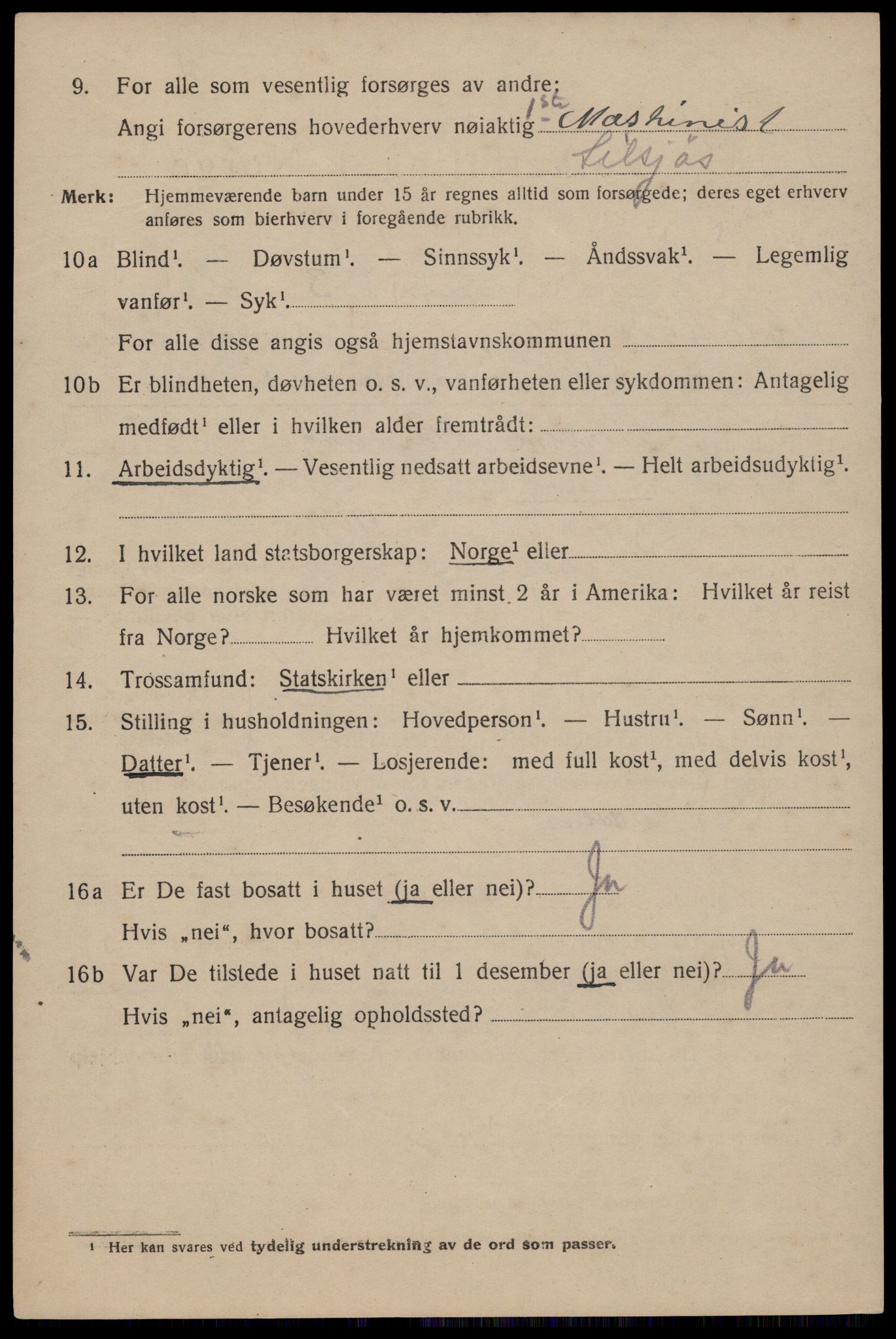 SAST, 1920 census for Haugesund, 1920, p. 14228