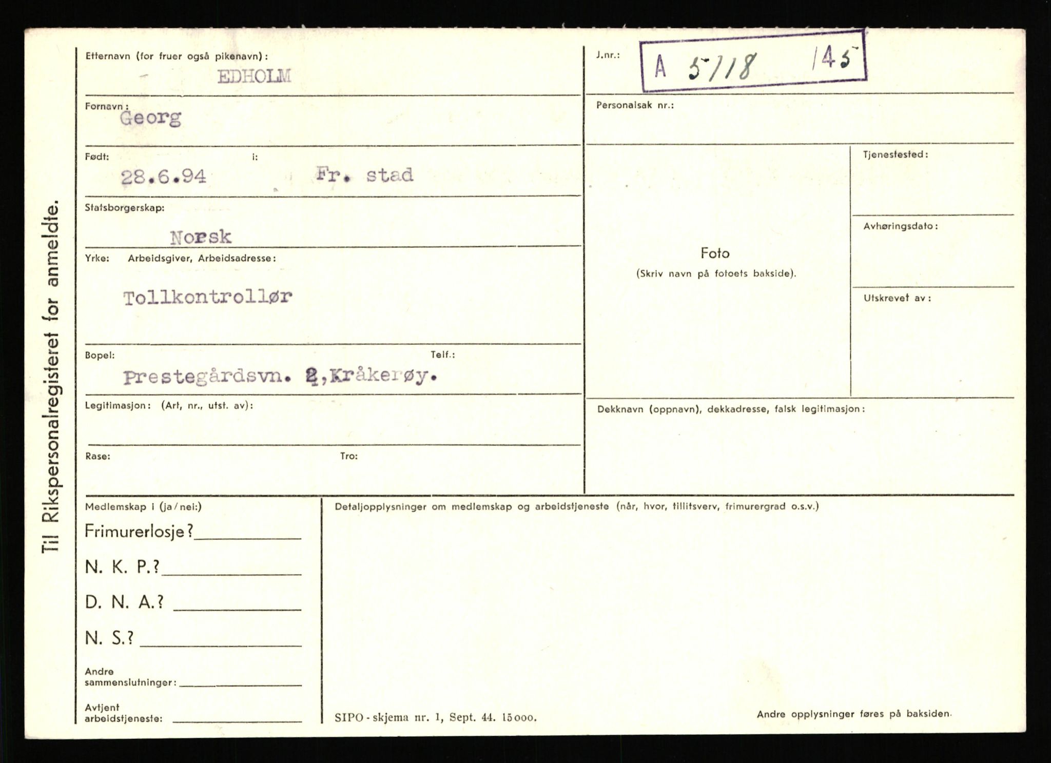 Statspolitiet - Hovedkontoret / Osloavdelingen, AV/RA-S-1329/C/Ca/L0003: Brechan - Eichinger	, 1943-1945, p. 4672