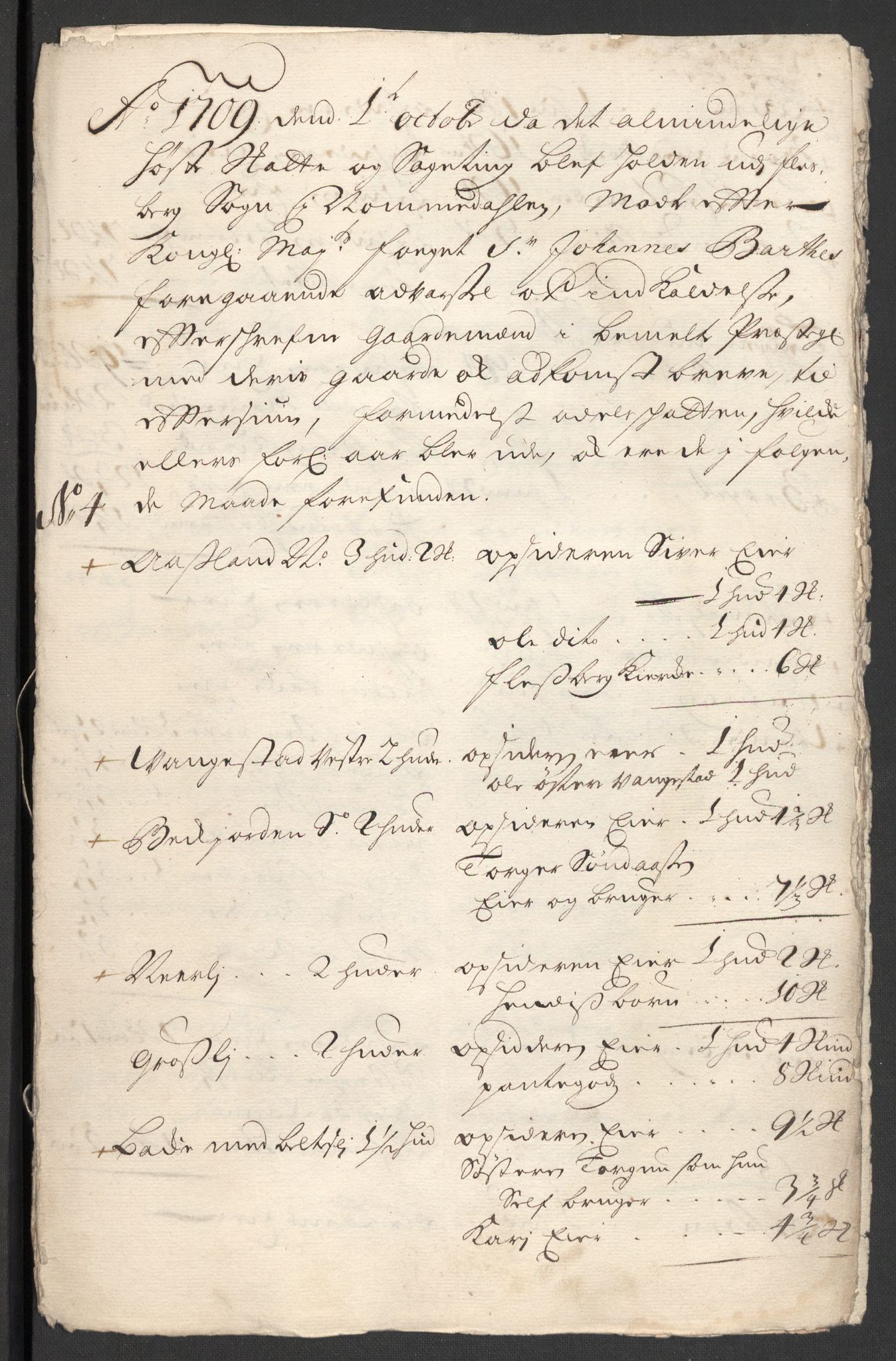 Rentekammeret inntil 1814, Reviderte regnskaper, Fogderegnskap, AV/RA-EA-4092/R24/L1585: Fogderegnskap Numedal og Sandsvær, 1709-1710, p. 102