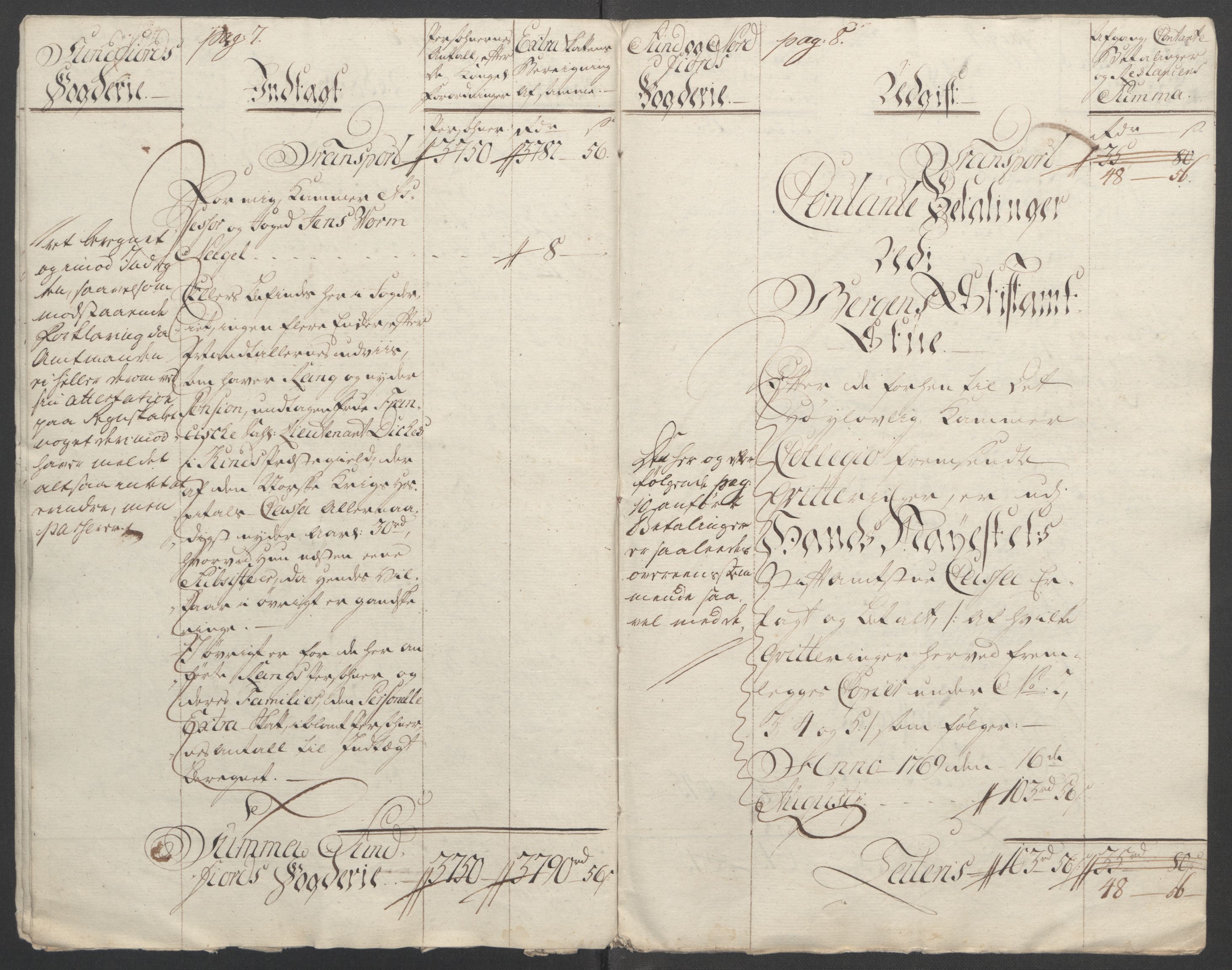 Rentekammeret inntil 1814, Reviderte regnskaper, Fogderegnskap, AV/RA-EA-4092/R53/L3550: Ekstraskatten Sunn- og Nordfjord, 1762-1771, p. 242