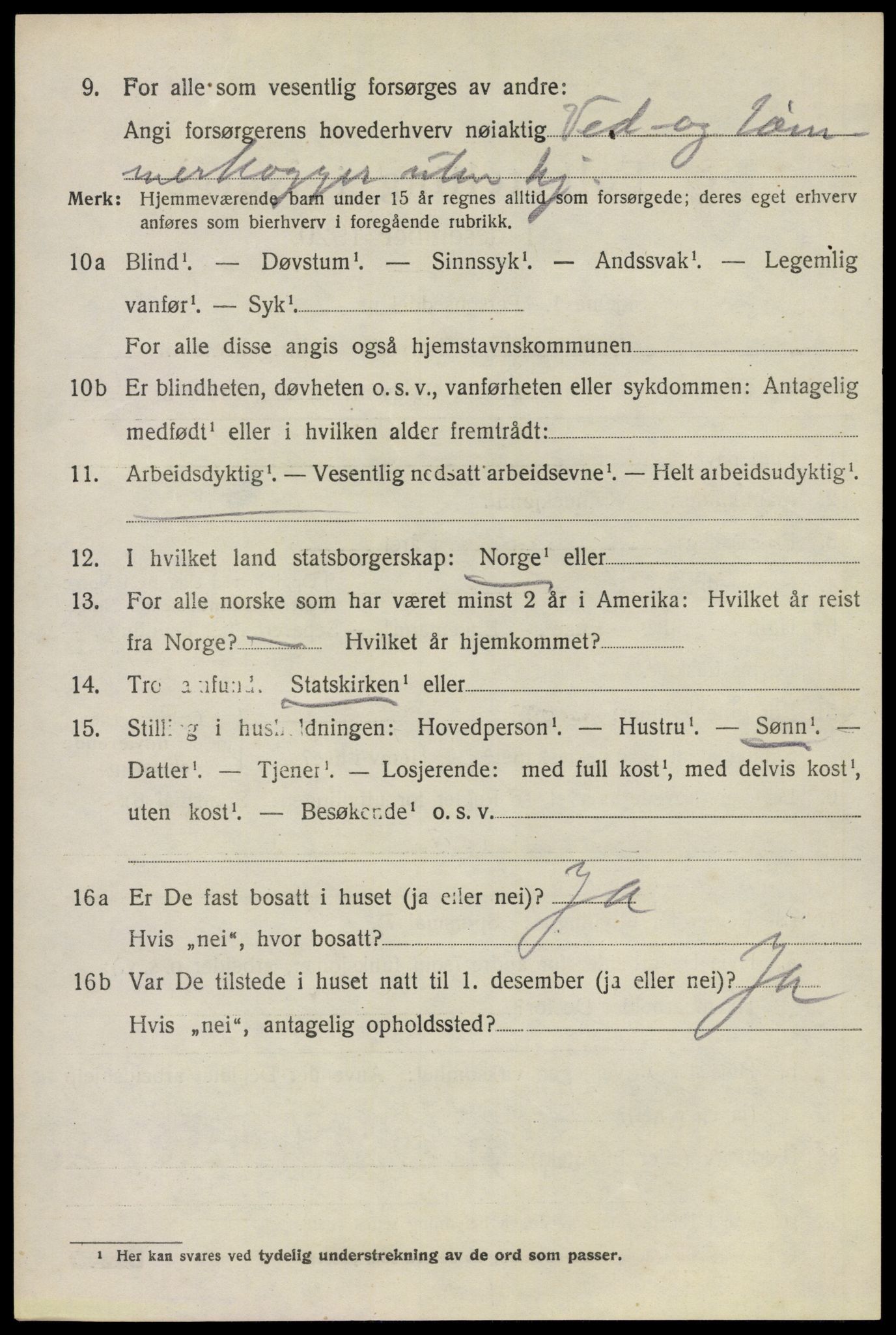 SAO, 1920 census for Eidsvoll, 1920, p. 6808