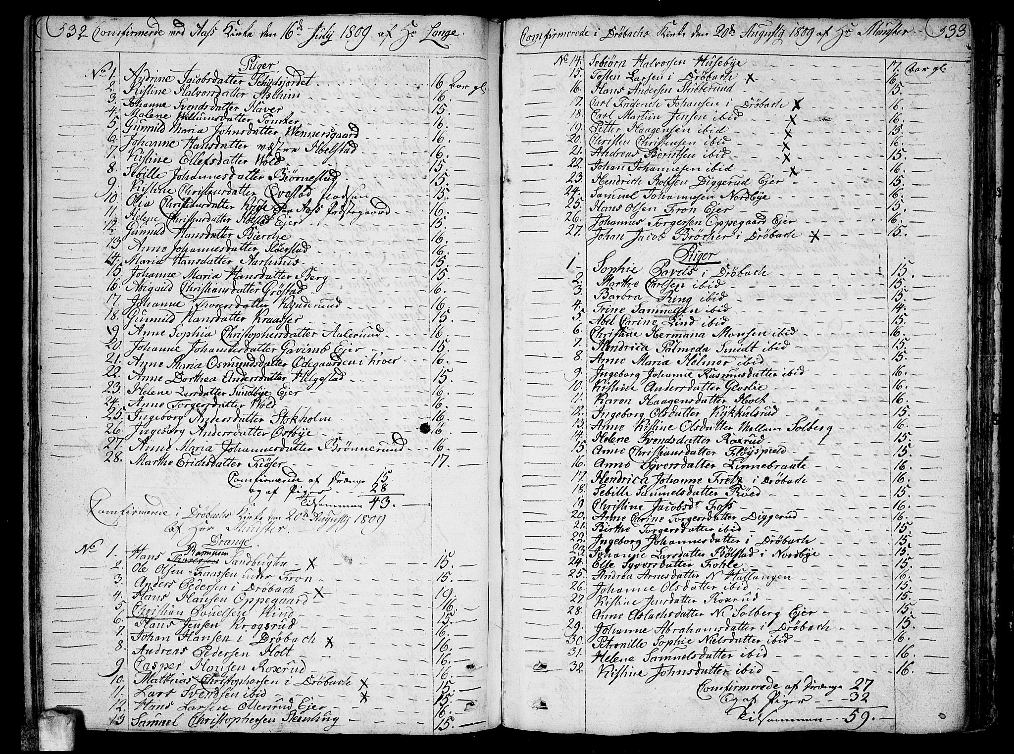 Ås prestekontor Kirkebøker, SAO/A-10894/F/Fa/L0002: Parish register (official) no. I 2, 1778-1813, p. 532-533