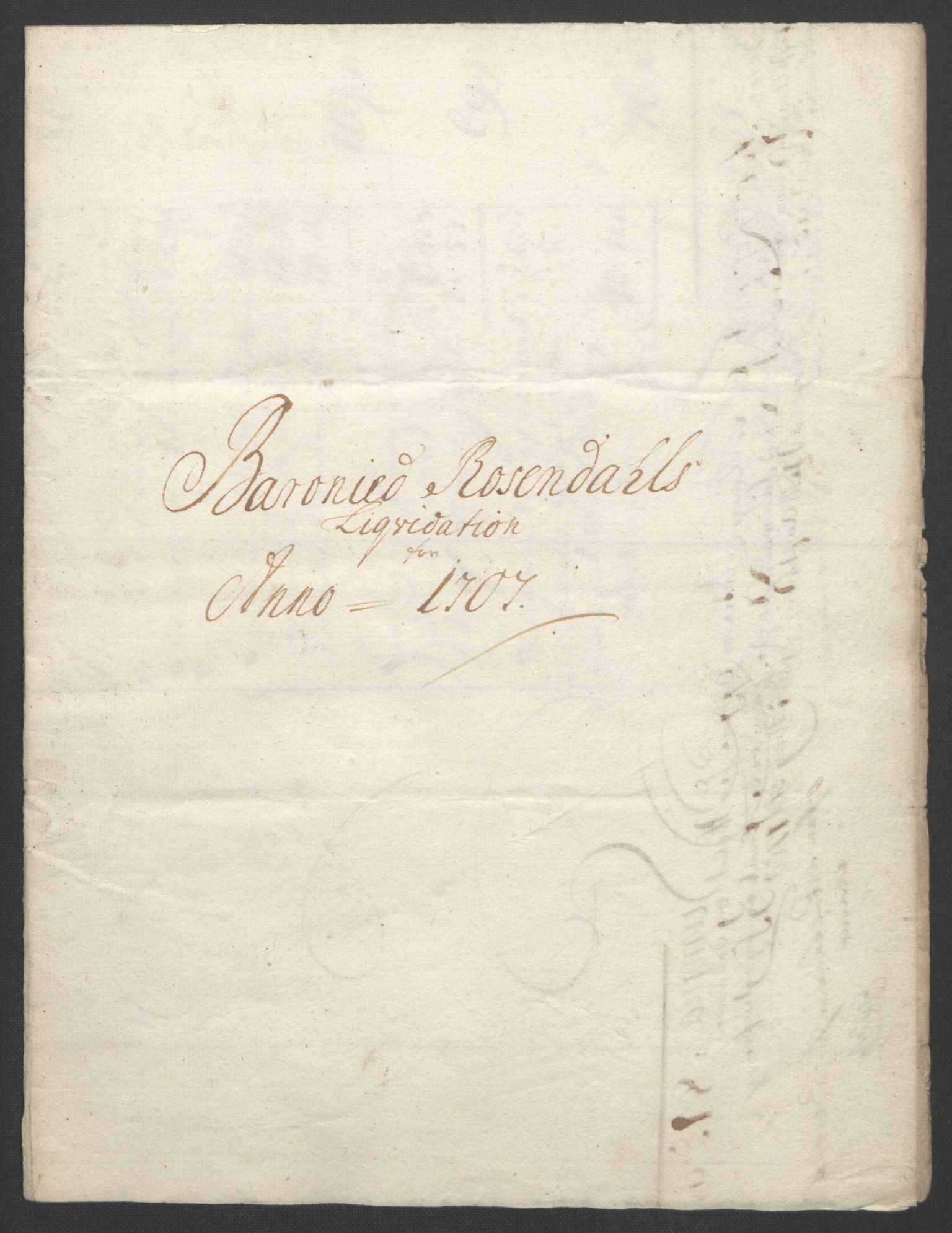 Rentekammeret inntil 1814, Reviderte regnskaper, Fogderegnskap, RA/EA-4092/R49/L3138: Fogderegnskap Rosendal Baroni, 1691-1714, p. 203
