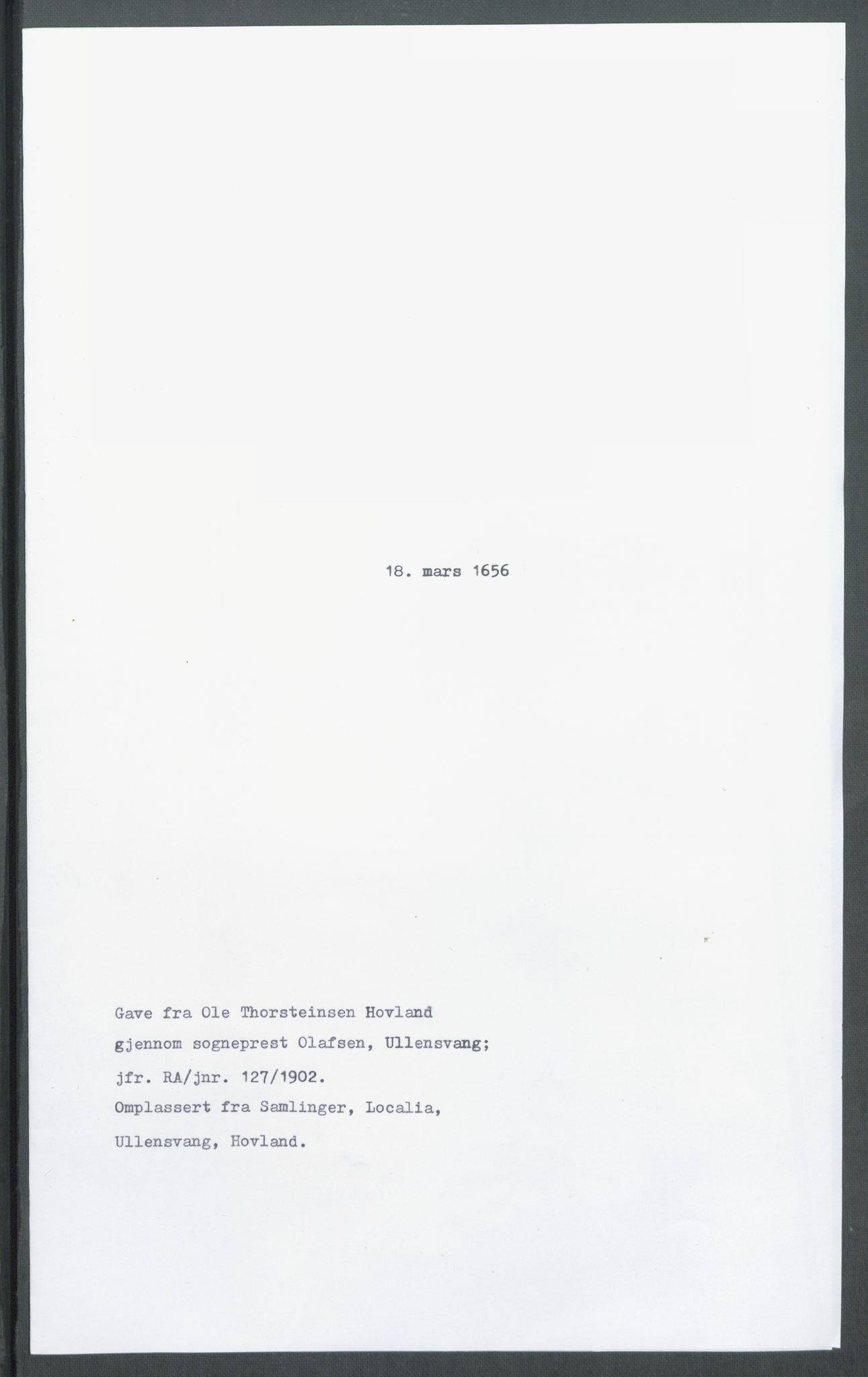 Riksarkivets diplomsamling, RA/EA-5965/F02/L0166: Dokumenter, 1654-1656, p. 196