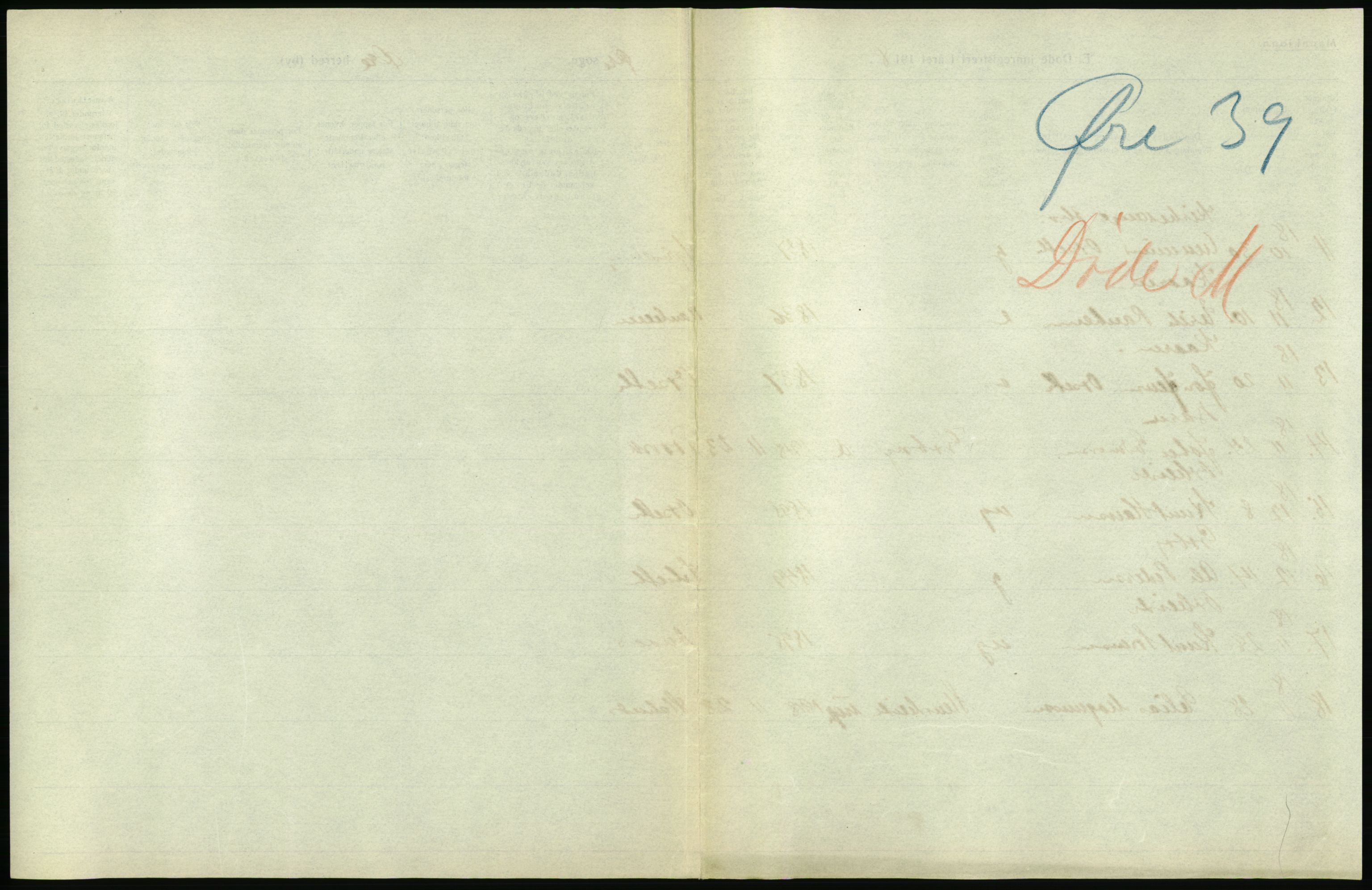 Statistisk sentralbyrå, Sosiodemografiske emner, Befolkning, AV/RA-S-2228/D/Df/Dfb/Dfbh/L0045: Møre fylke: Døde. Bygder og byer., 1918, p. 487