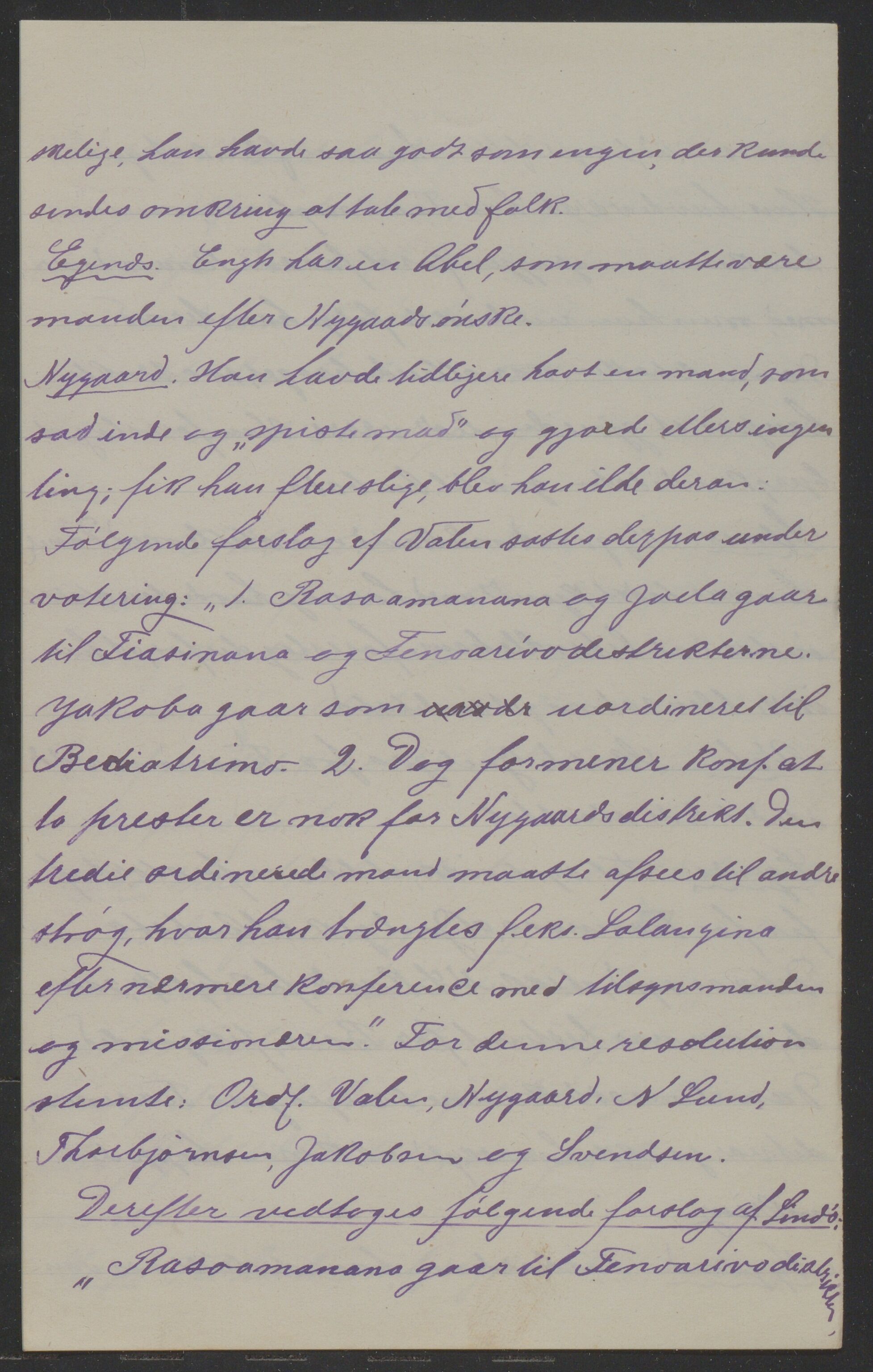 Det Norske Misjonsselskap - hovedadministrasjonen, VID/MA-A-1045/D/Da/Daa/L0039/0007: Konferansereferat og årsberetninger / Konferansereferat fra Madagaskar Innland., 1893