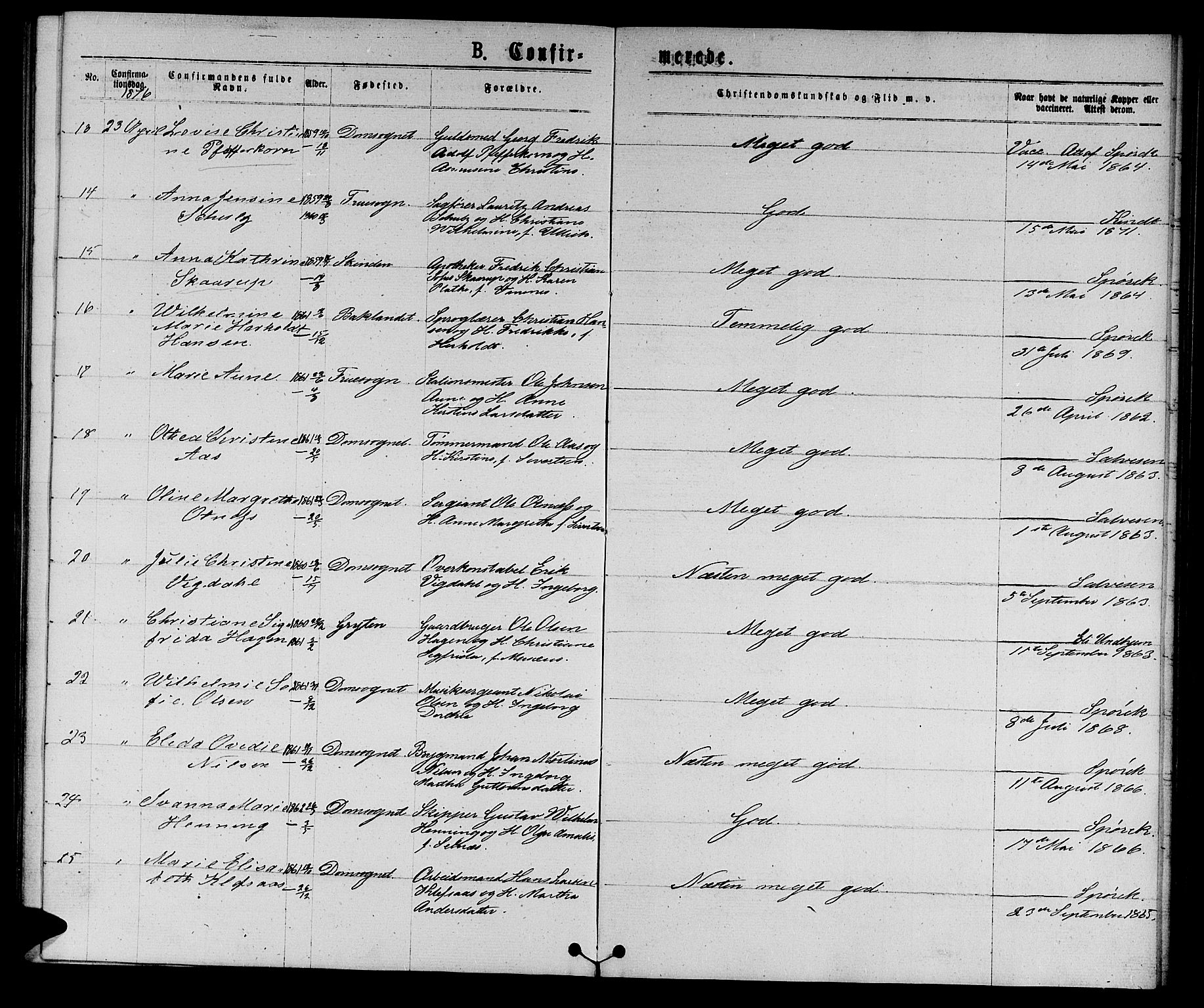 Ministerialprotokoller, klokkerbøker og fødselsregistre - Sør-Trøndelag, AV/SAT-A-1456/601/L0088: Parish register (copy) no. 601C06, 1870-1878, p. 211e