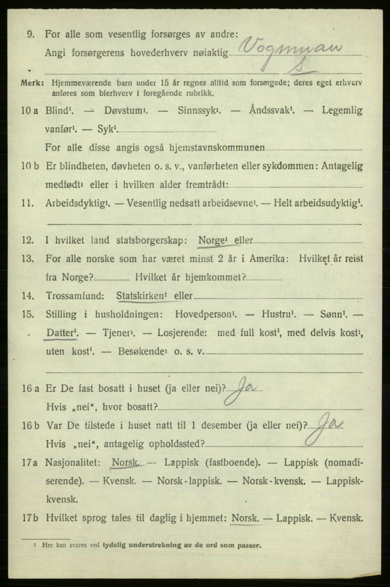 SATØ, 1920 census for Berlevåg, 1920, p. 936