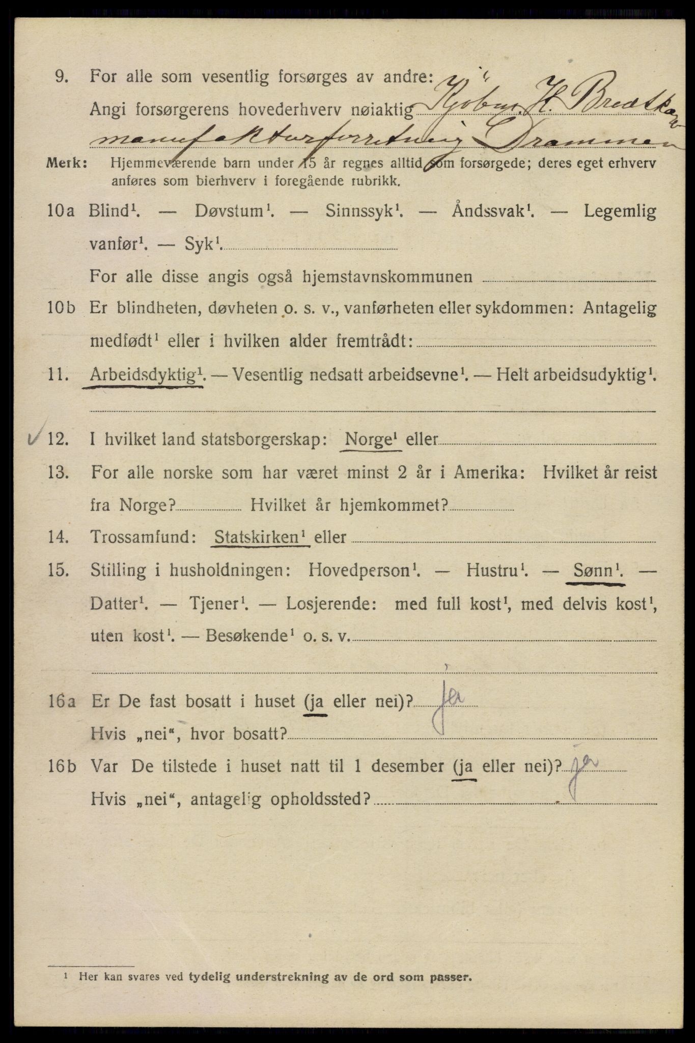SAO, 1920 census for Kristiania, 1920, p. 202294