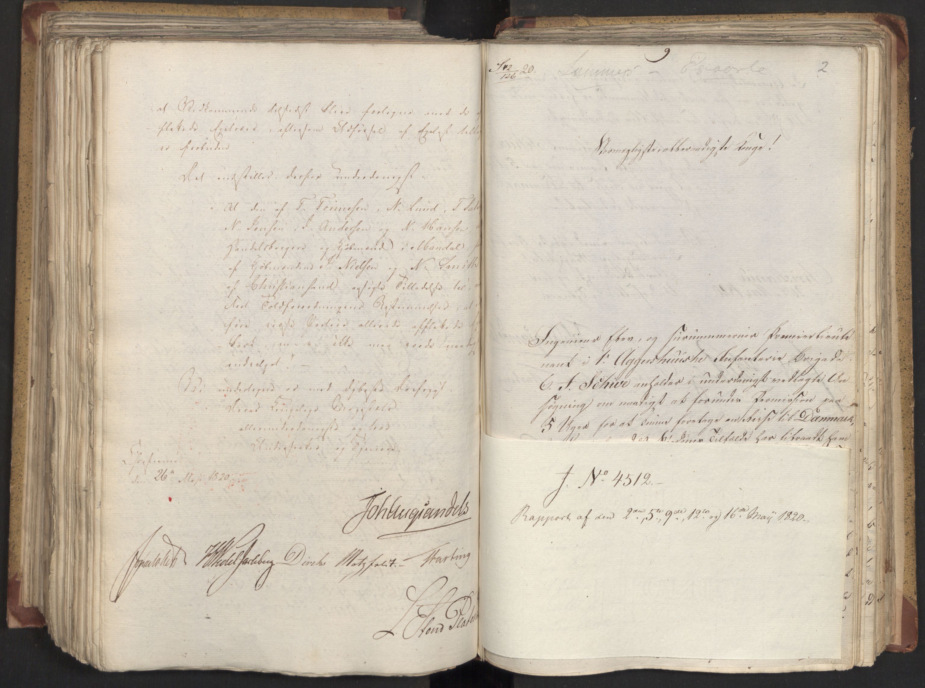 Statsrådsavdelingen i Stockholm, AV/RA-S-1003/D/Da/L0022: Regjeringsinnstillinger nr. 4399-4565, 1820, p. 361