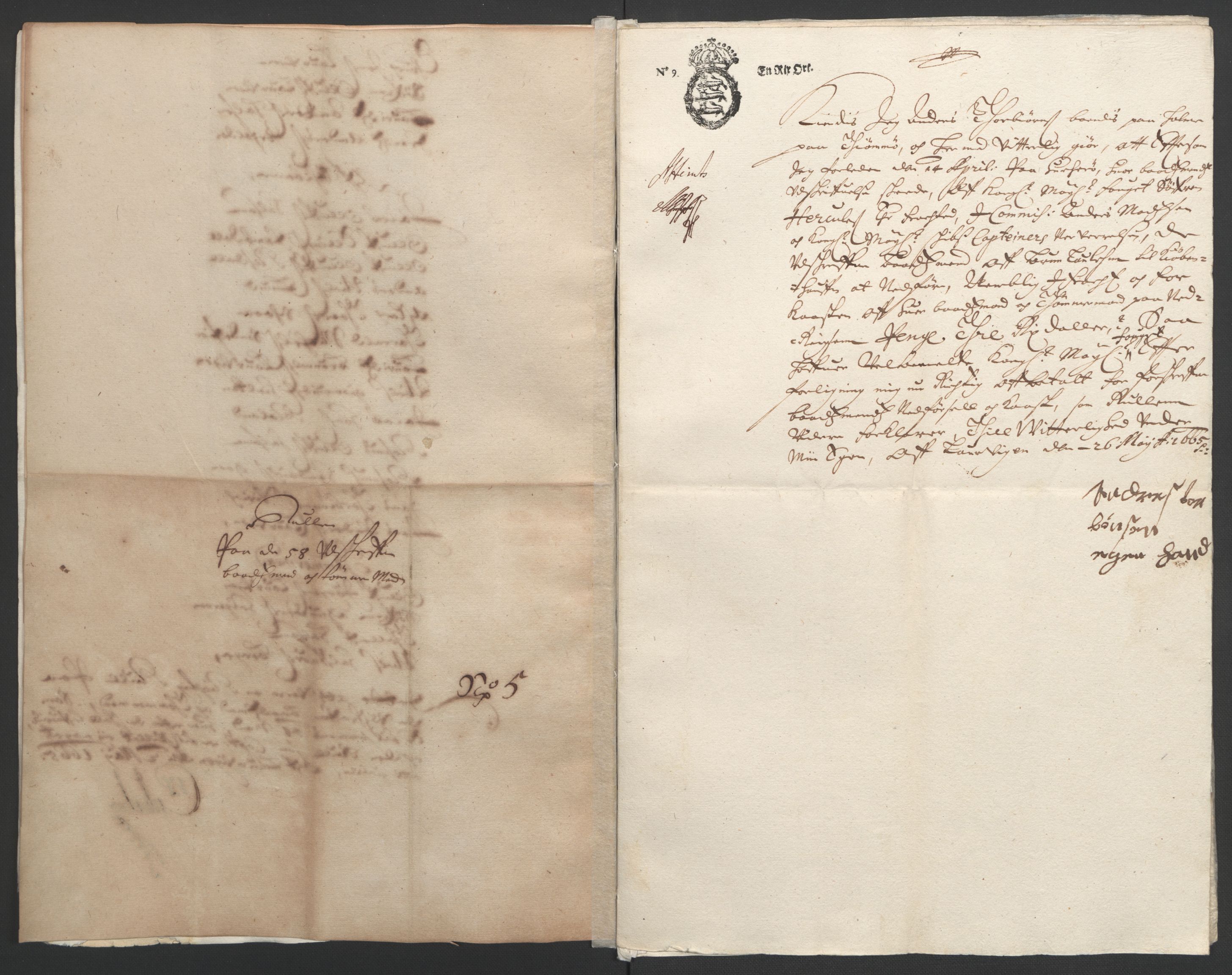 Rentekammeret inntil 1814, Reviderte regnskaper, Fogderegnskap, AV/RA-EA-4092/R33/L1964: Fogderegnskap Larvik grevskap, 1665-1668, p. 11