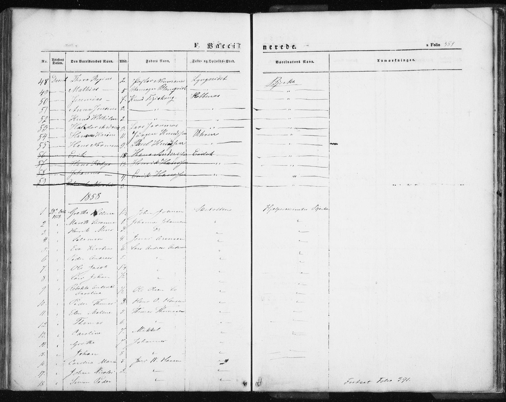 Lyngen sokneprestembete, AV/SATØ-S-1289/H/He/Hea/L0004kirke: Parish register (official) no. 4, 1839-1858, p. 389