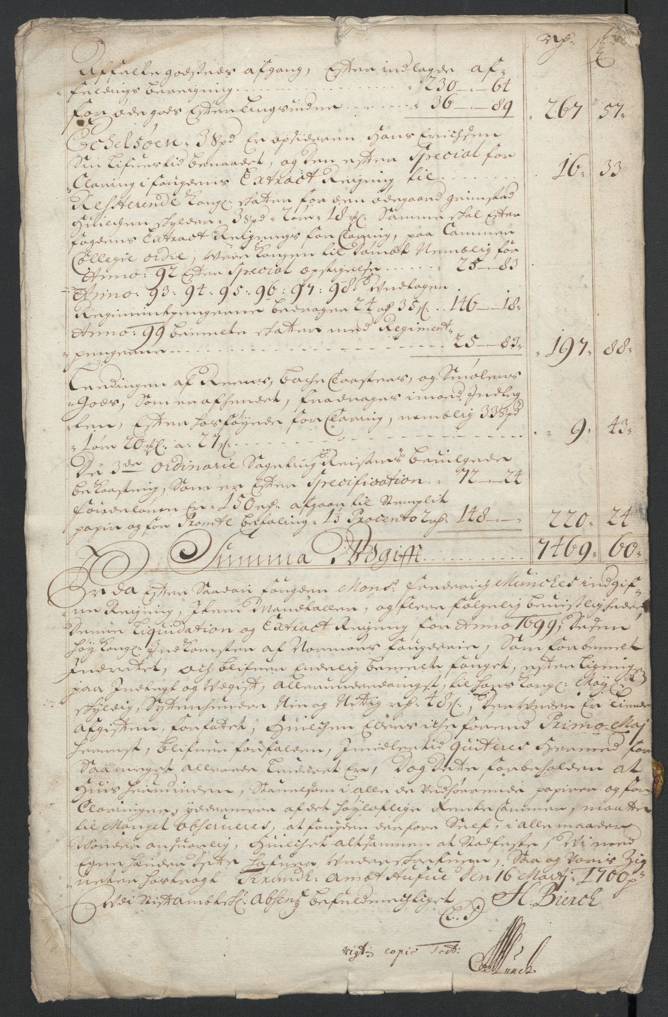 Rentekammeret inntil 1814, Reviderte regnskaper, Fogderegnskap, AV/RA-EA-4092/R56/L3738: Fogderegnskap Nordmøre, 1699, p. 13