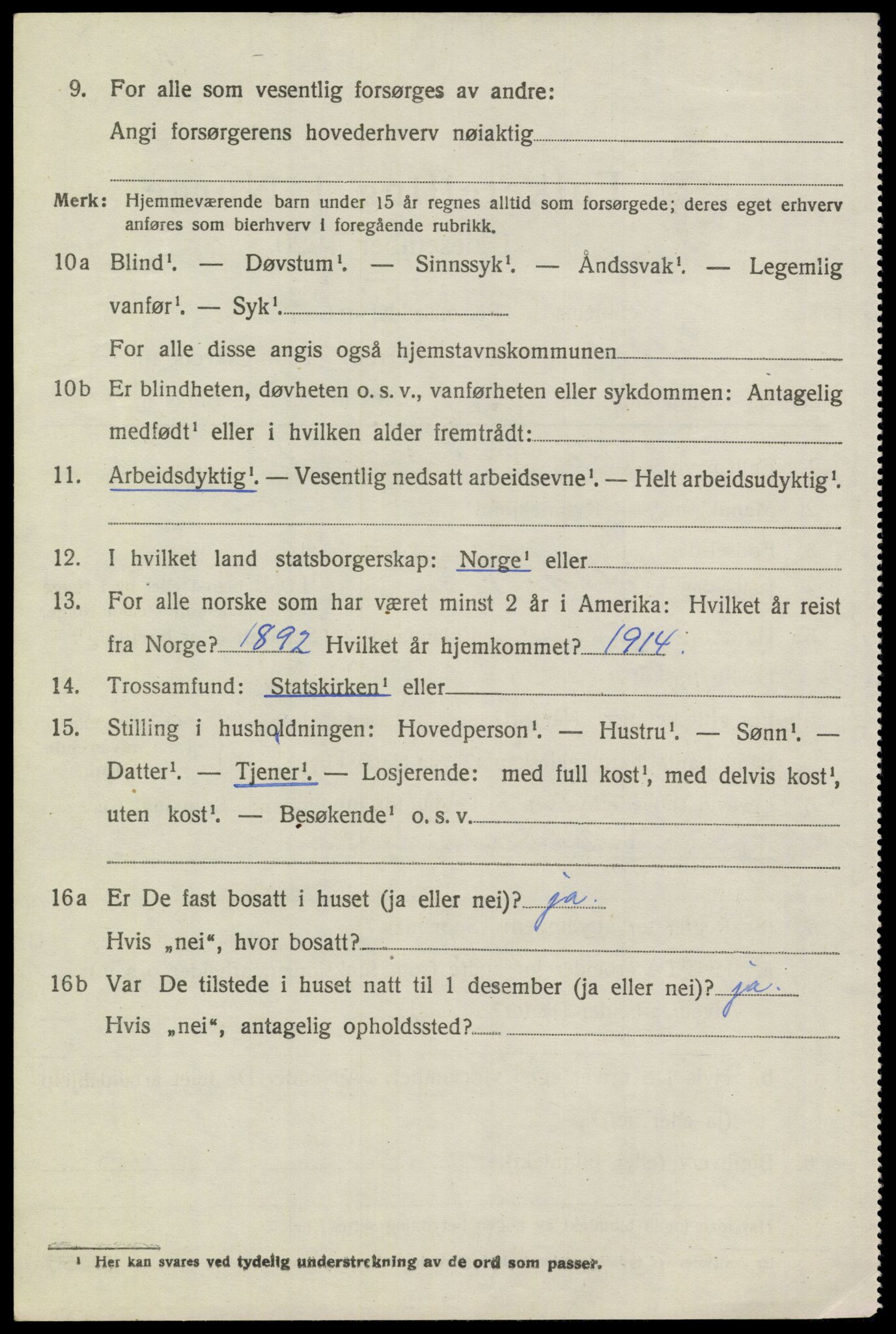 SAKO, 1920 census for Heddal, 1920, p. 4943