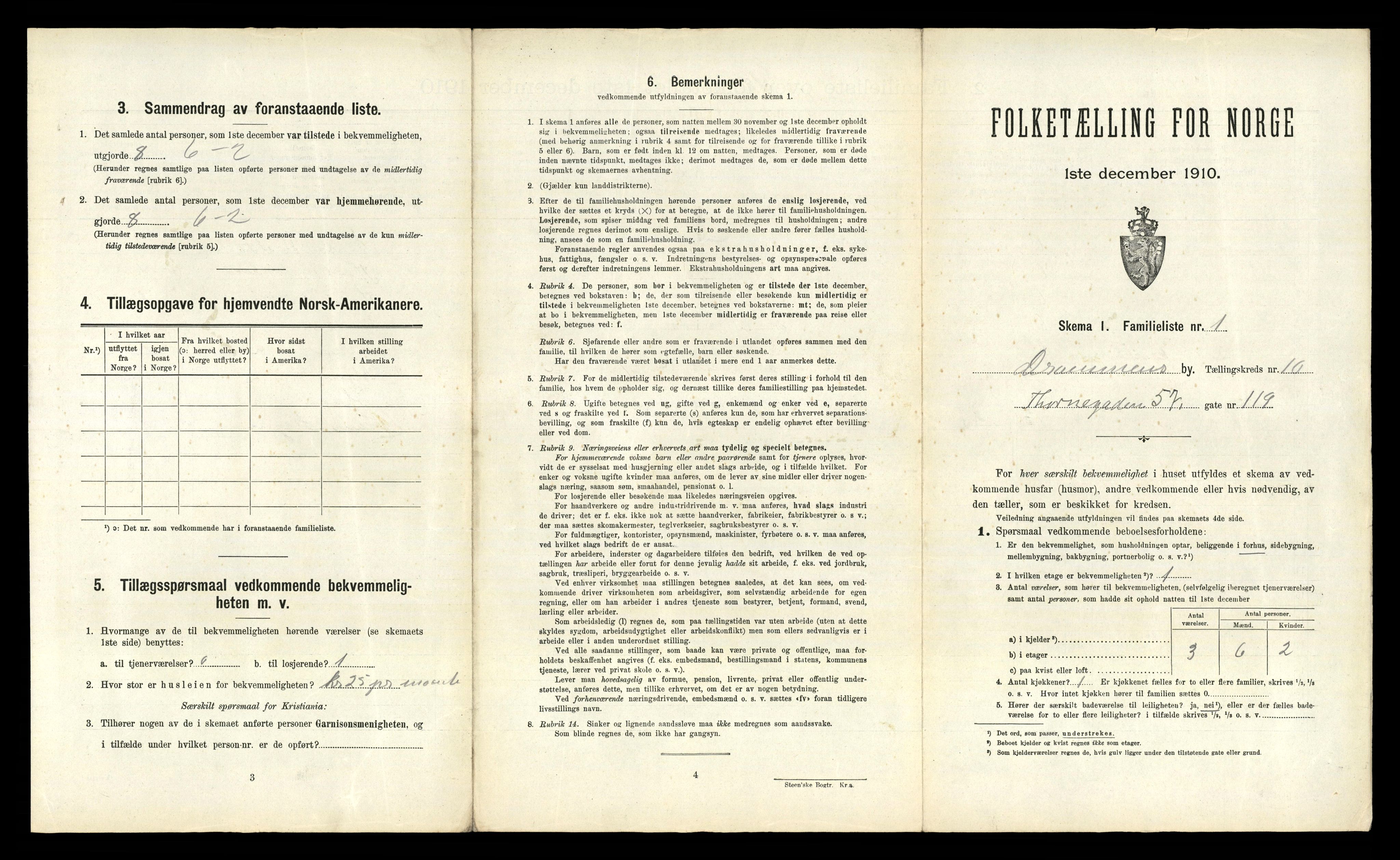 RA, 1910 census for Drammen, 1910, p. 7458