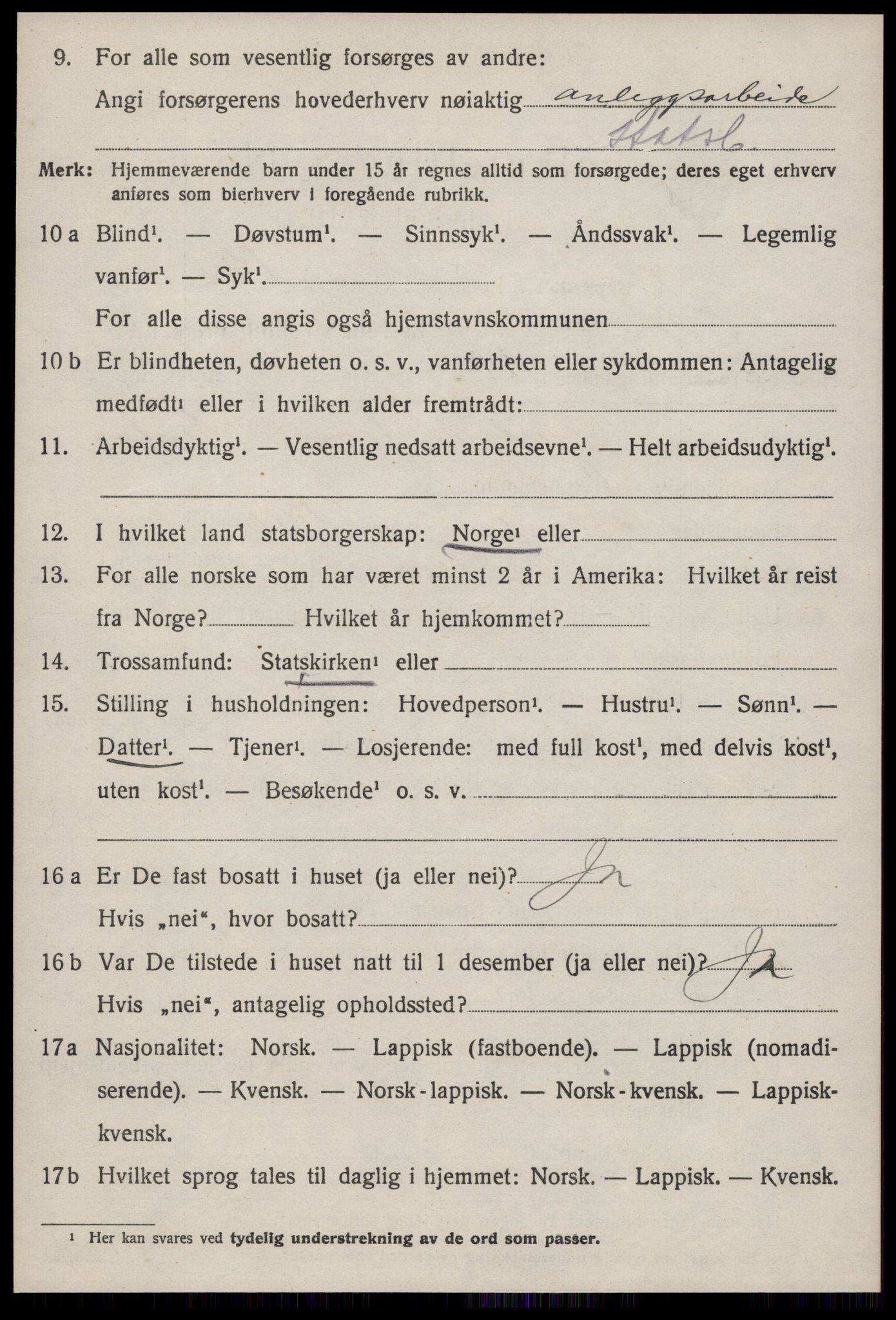 SAT, 1920 census for Støren, 1920, p. 1389