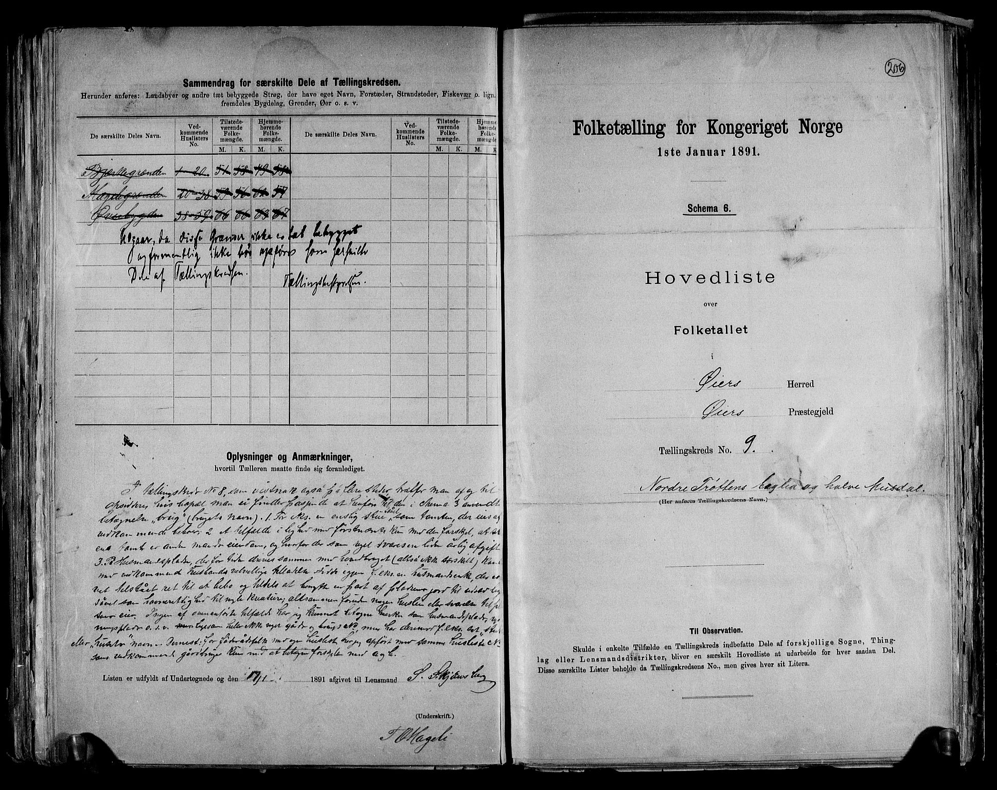 RA, 1891 census for 0521 Øyer, 1891, p. 20