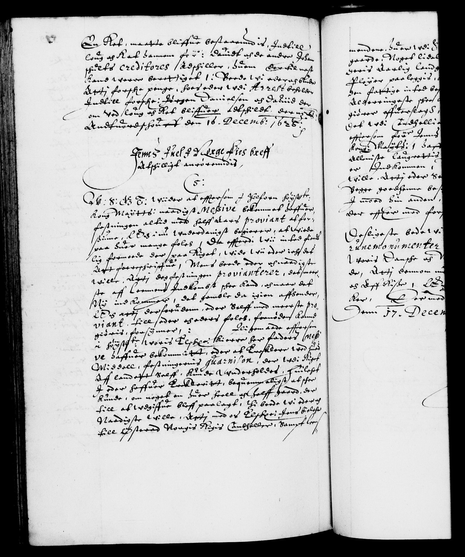 Danske Kanselli 1572-1799, AV/RA-EA-3023/F/Fc/Fca/Fcab/L0004: Norske tegnelser (mikrofilm), 1617-1627, p. 519b