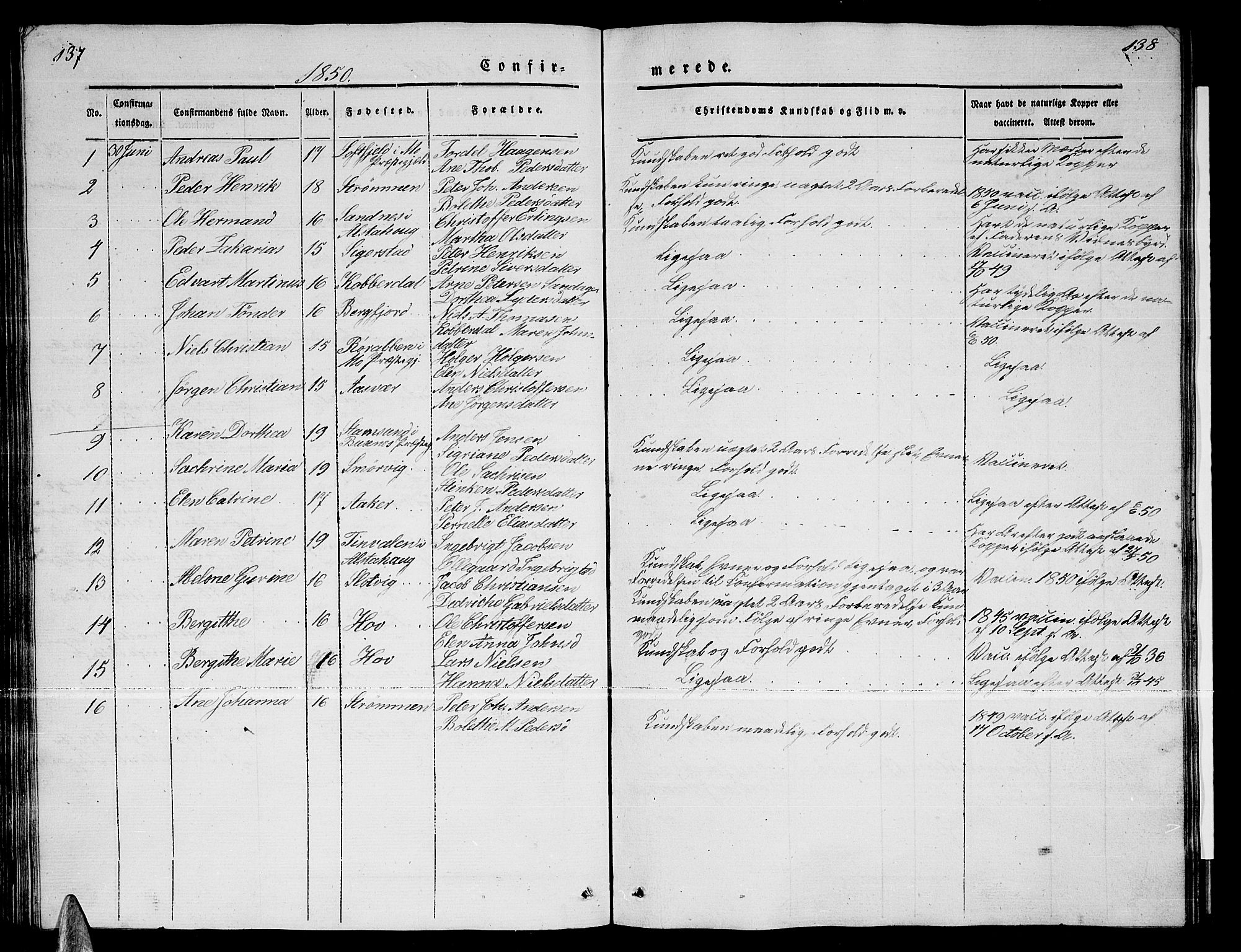 Ministerialprotokoller, klokkerbøker og fødselsregistre - Nordland, SAT/A-1459/835/L0530: Parish register (copy) no. 835C02, 1842-1865, p. 137-138