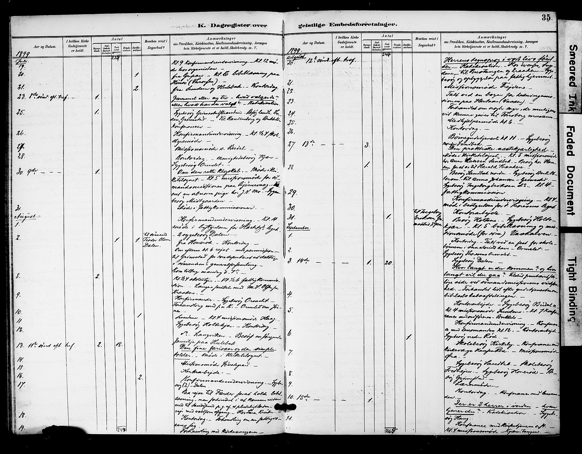 Tjøme kirkebøker, AV/SAKO-A-328/F/Fa/L0004: Parish register (official) no. I 4, 1891-1900, p. 35