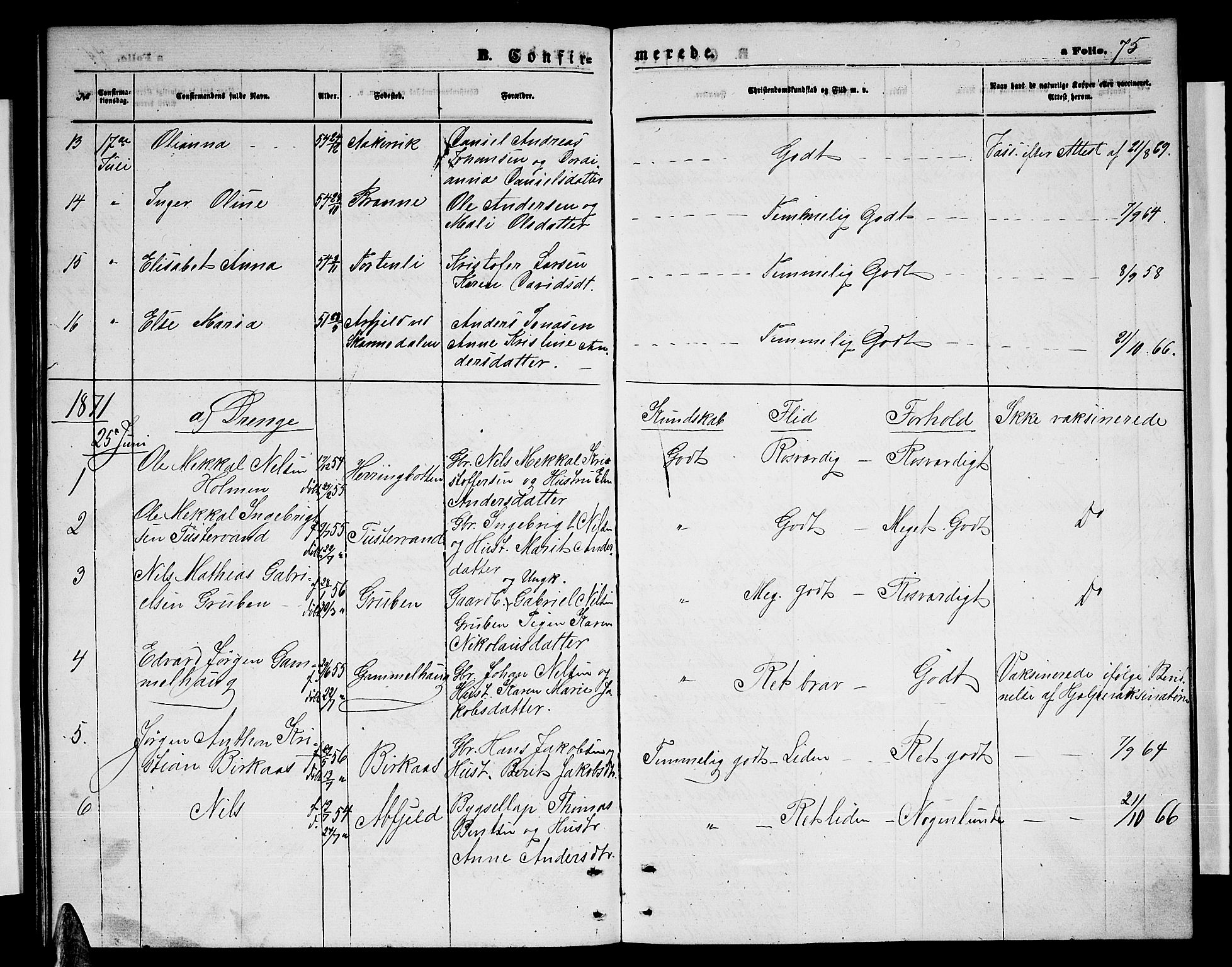 Ministerialprotokoller, klokkerbøker og fødselsregistre - Nordland, AV/SAT-A-1459/823/L0329: Parish register (copy) no. 823C01, 1865-1878, p. 75