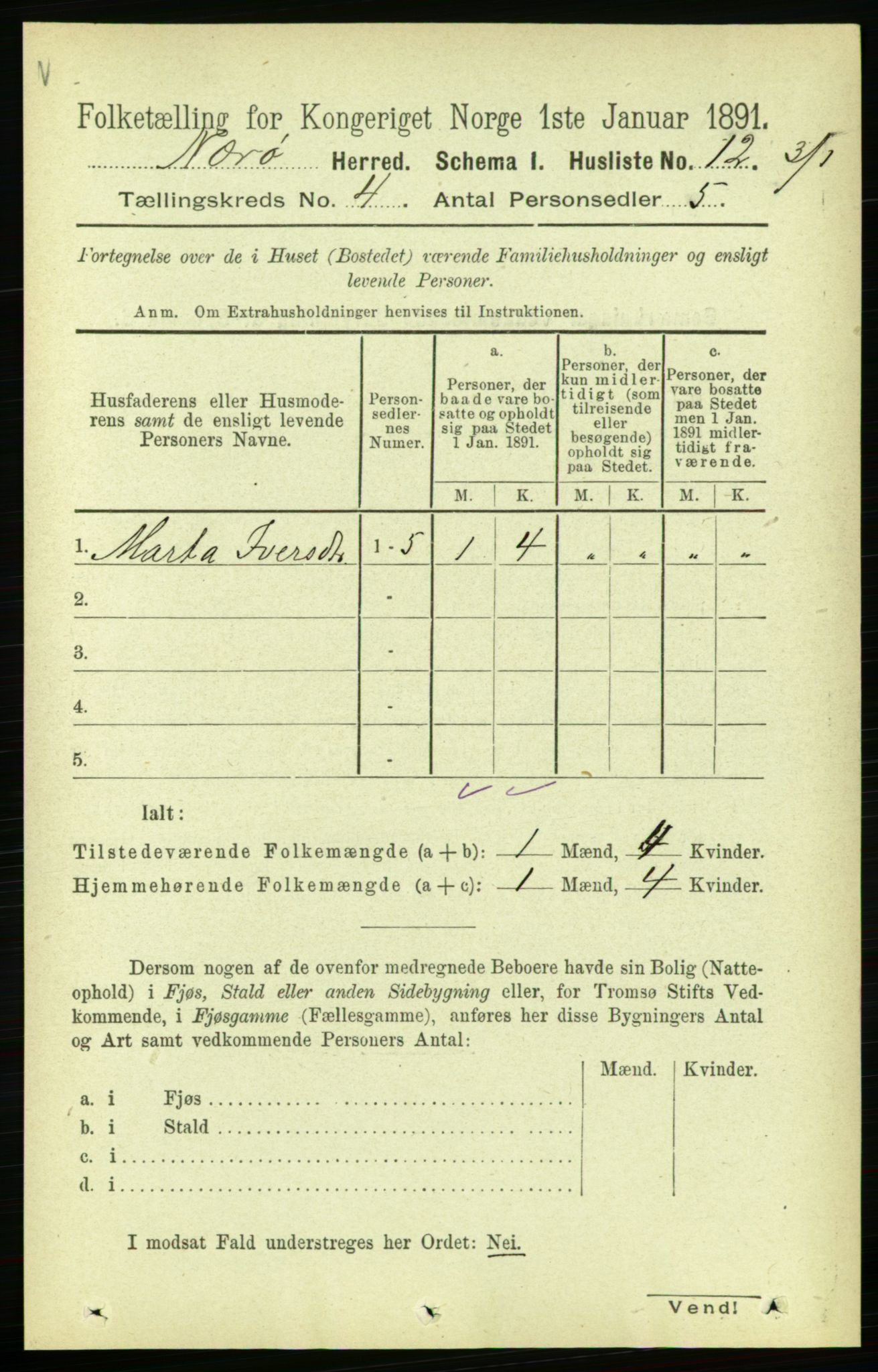 RA, 1891 census for 1751 Nærøy, 1891, p. 1793