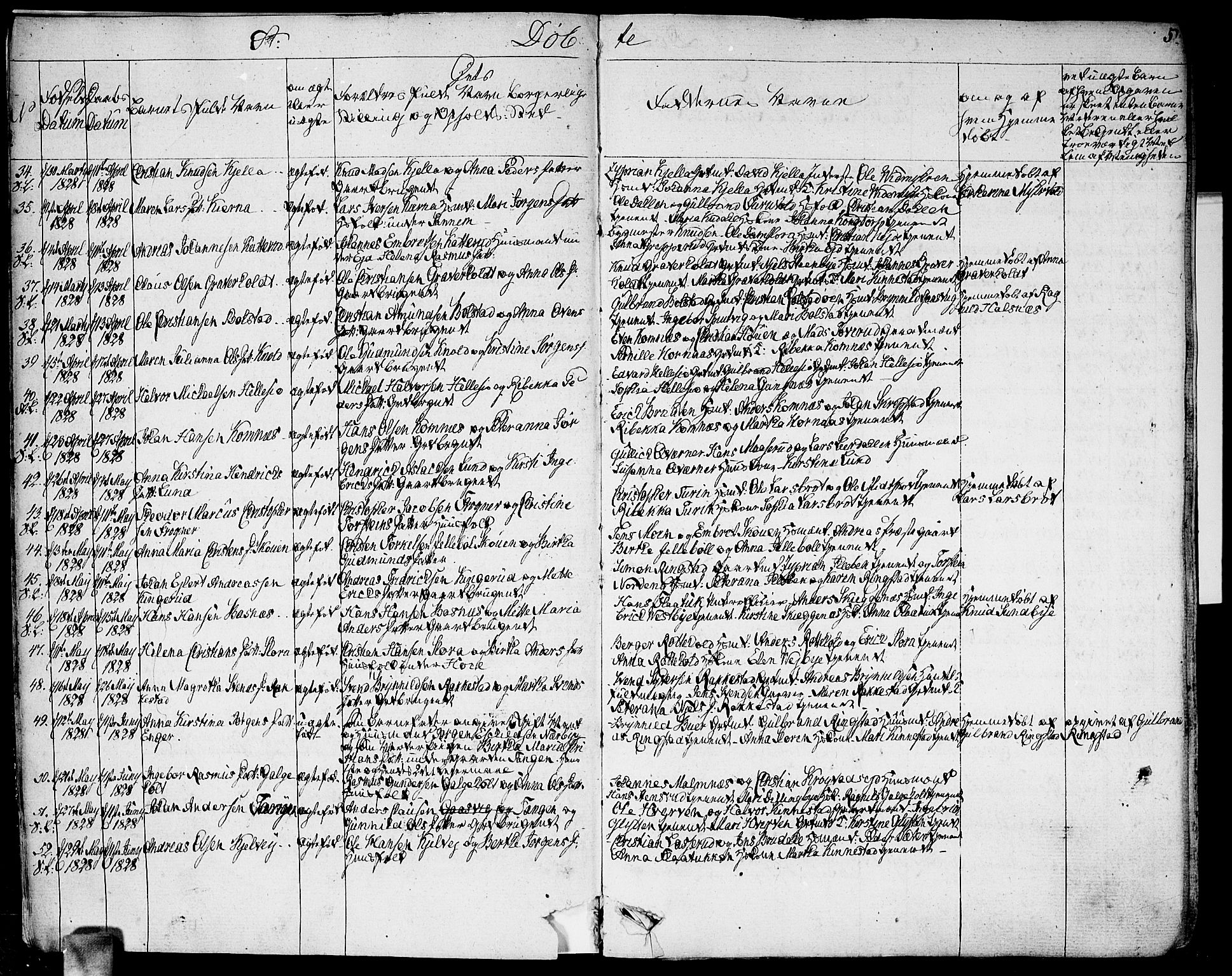 Høland prestekontor Kirkebøker, SAO/A-10346a/F/Fa/L0008: Parish register (official) no. I 8, 1827-1845, p. 5