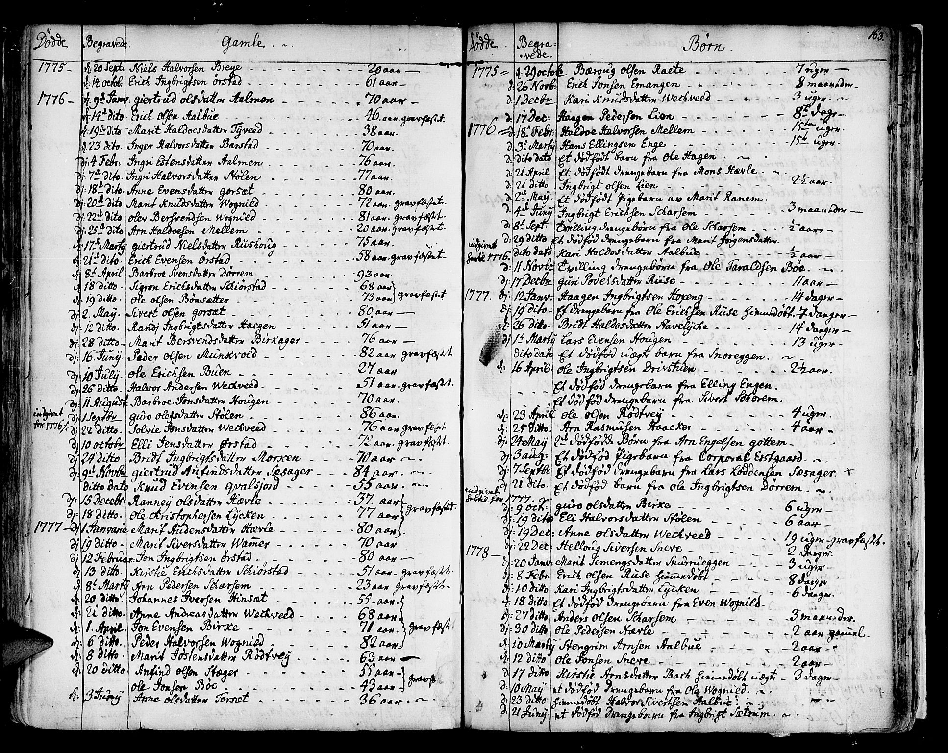 Ministerialprotokoller, klokkerbøker og fødselsregistre - Sør-Trøndelag, SAT/A-1456/678/L0891: Parish register (official) no. 678A01, 1739-1780, p. 163
