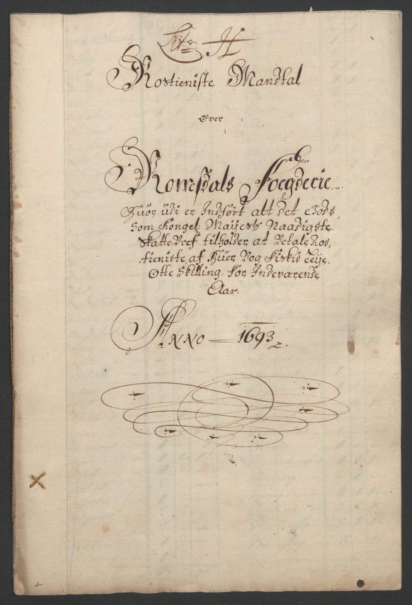 Rentekammeret inntil 1814, Reviderte regnskaper, Fogderegnskap, RA/EA-4092/R55/L3651: Fogderegnskap Romsdal, 1693-1694, p. 93