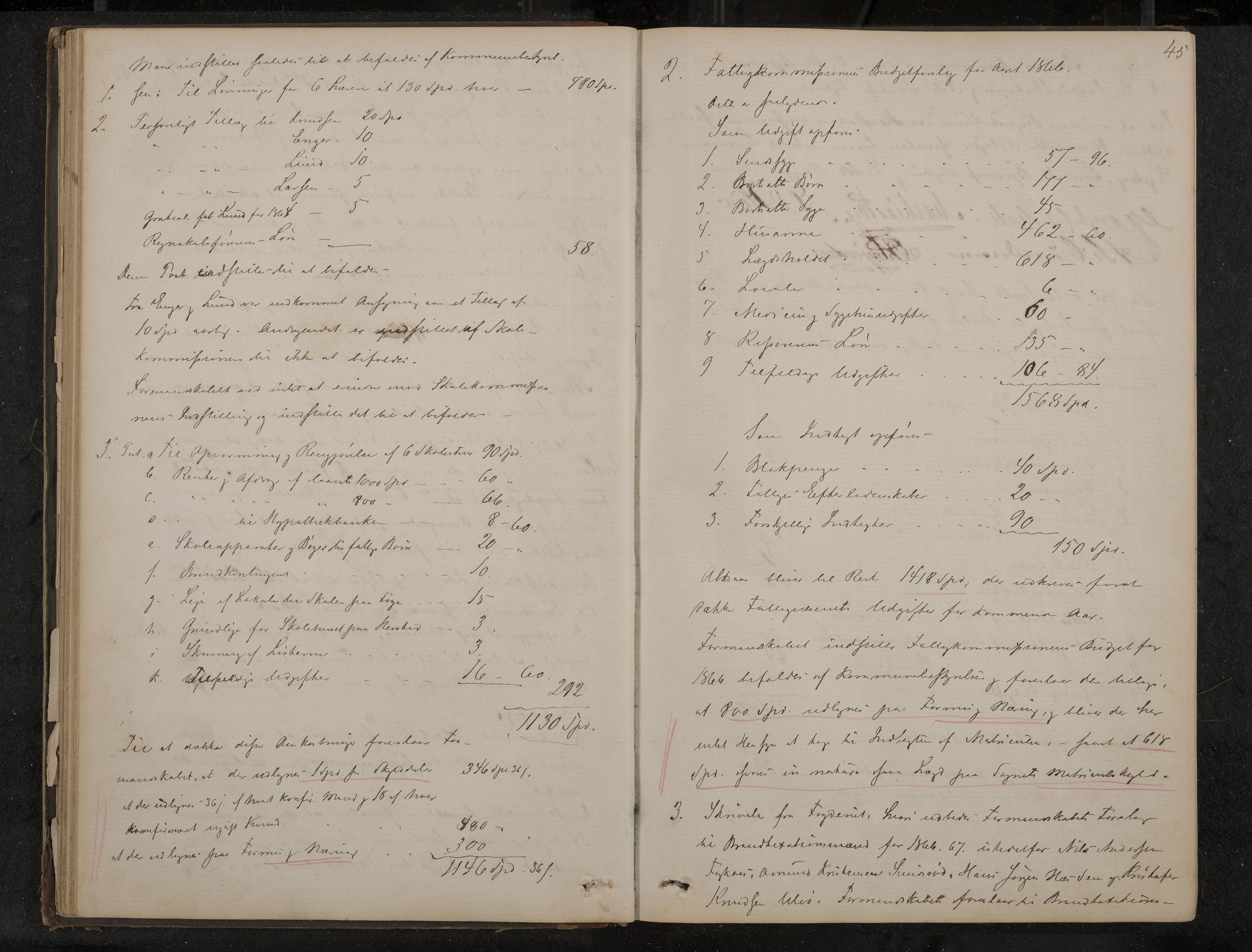 Nøtterøy formannskap og sentraladministrasjon, IKAK/0722021-1/A/Aa/L0002: Møtebok, 1862-1873, p. 45