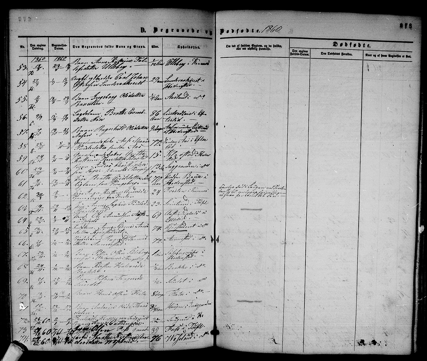 Sandsvær kirkebøker, AV/SAKO-A-244/G/Ga/L0005: Parish register (copy) no. I 5, 1857-1873, p. 278