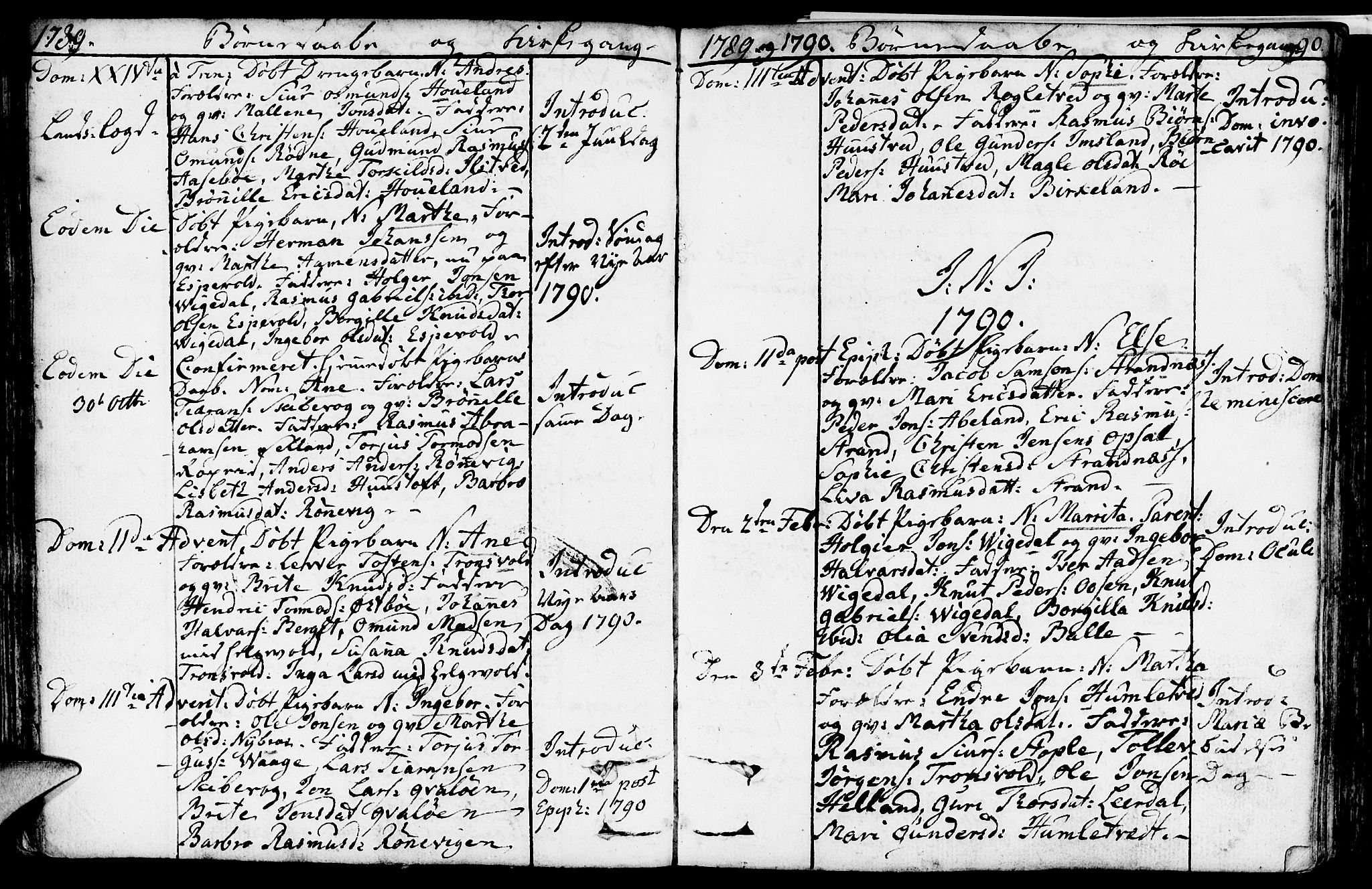 Vikedal sokneprestkontor, SAST/A-101840/01/IV: Parish register (official) no. A 2, 1779-1817, p. 90