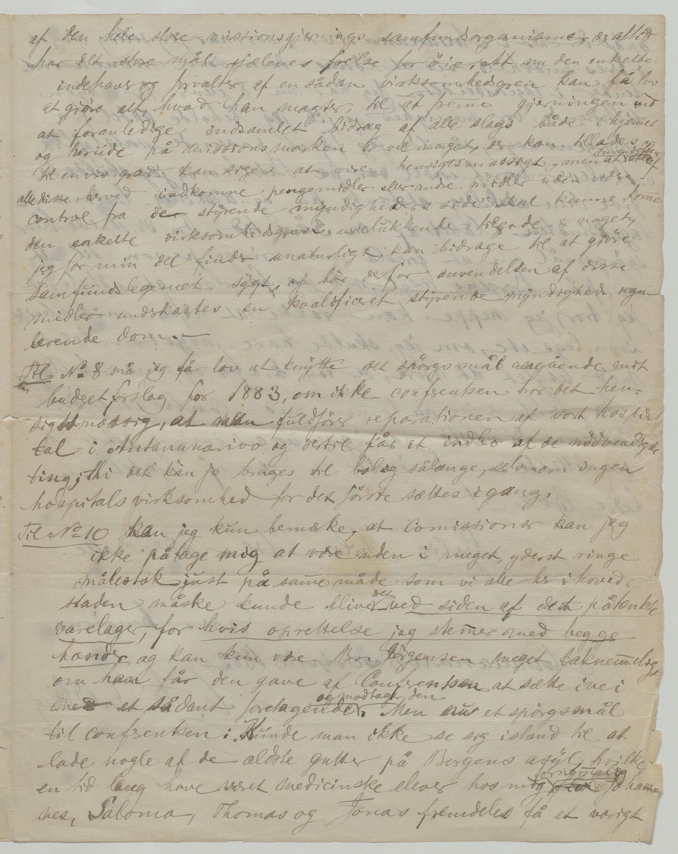 Det Norske Misjonsselskap - hovedadministrasjonen, VID/MA-A-1045/D/Da/Daa/L0036/0001: Konferansereferat og årsberetninger / Konferansereferat fra Madagaskar Innland., 1882