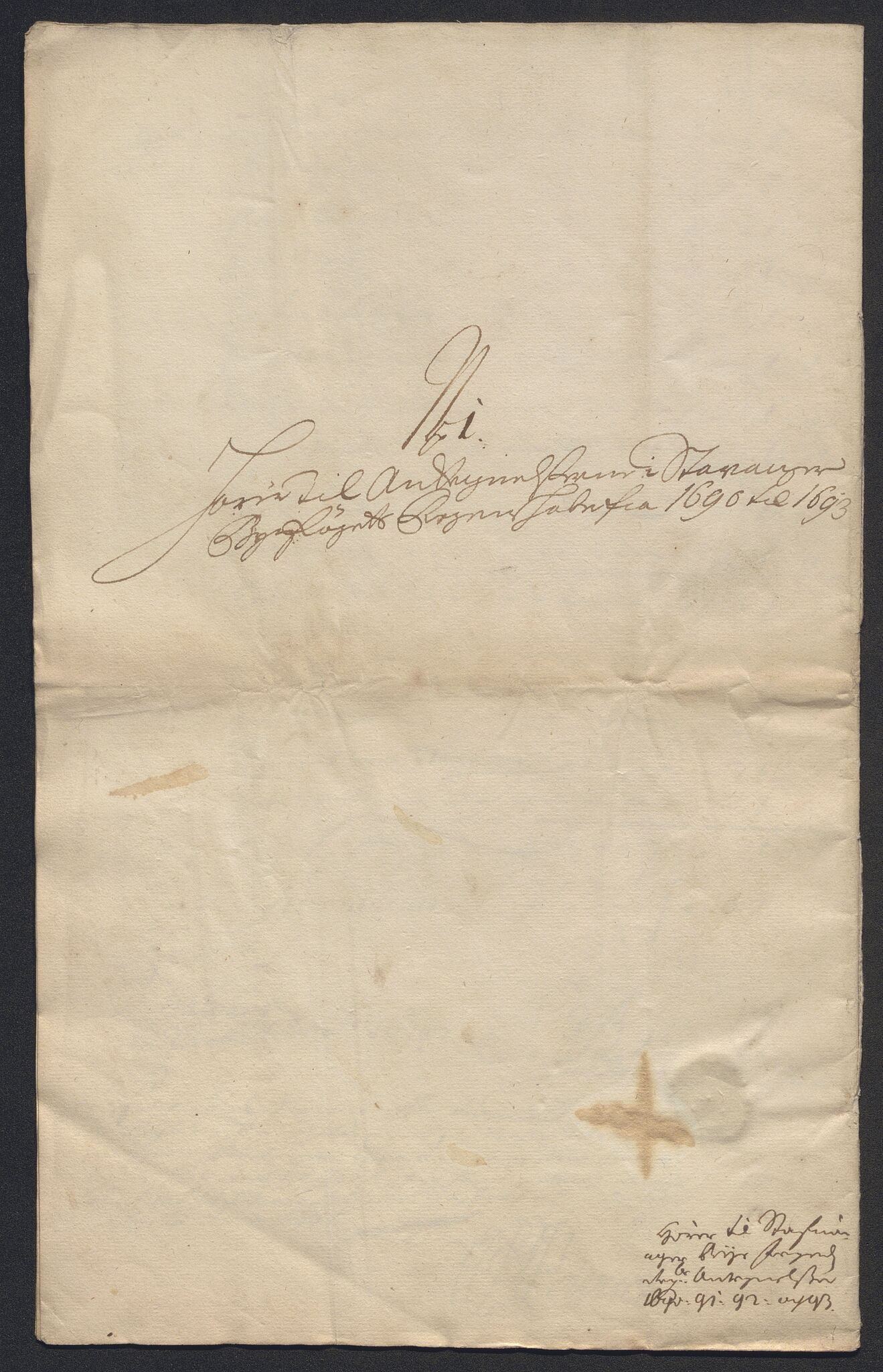 Rentekammeret inntil 1814, Reviderte regnskaper, Byregnskaper, RA/EA-4066/R/Ro/L0316: [O14] Sikt og sakefall, 1662-1693, p. 413