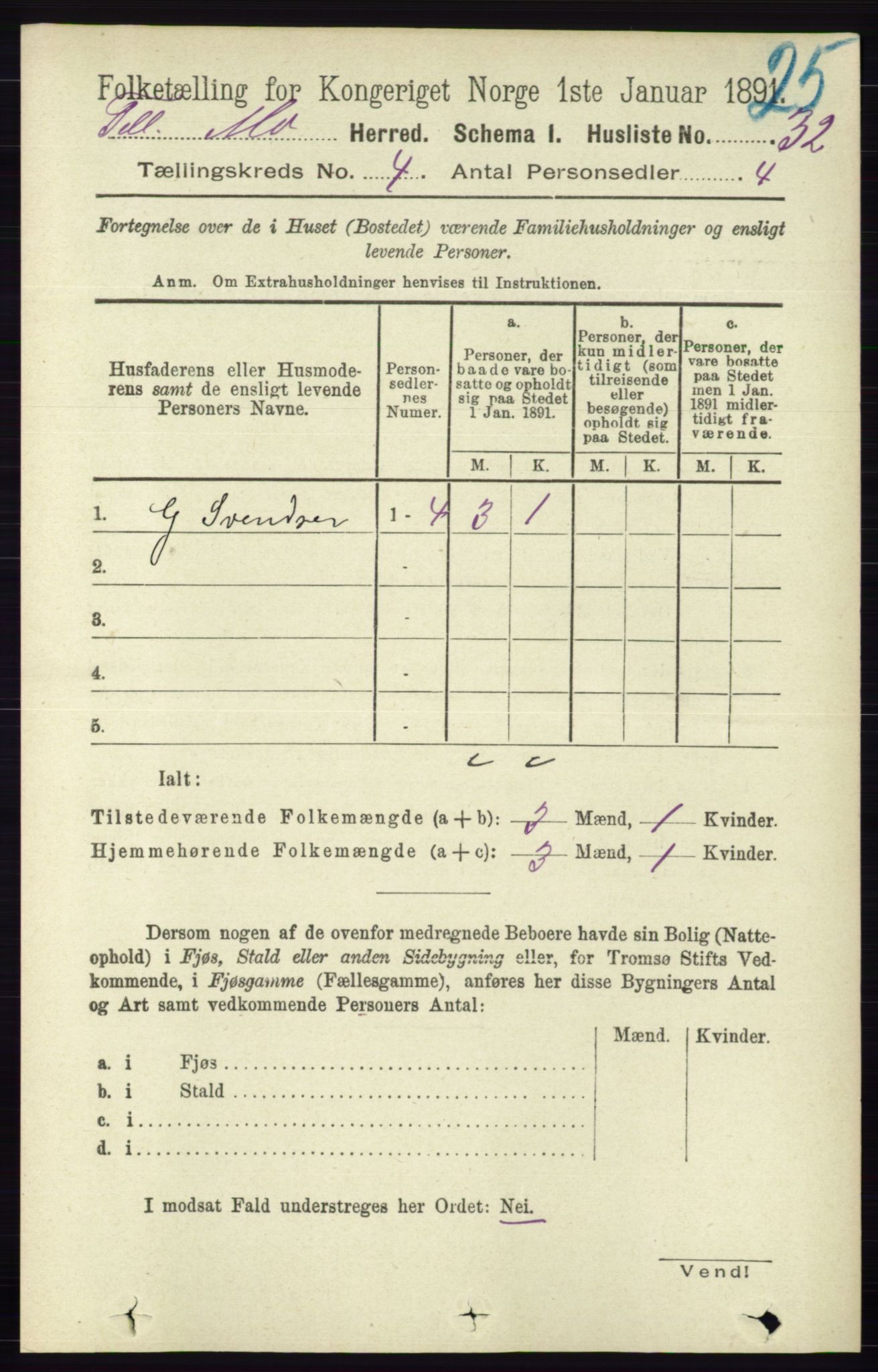 RA, 1891 census for 0832 Mo, 1891, p. 1011