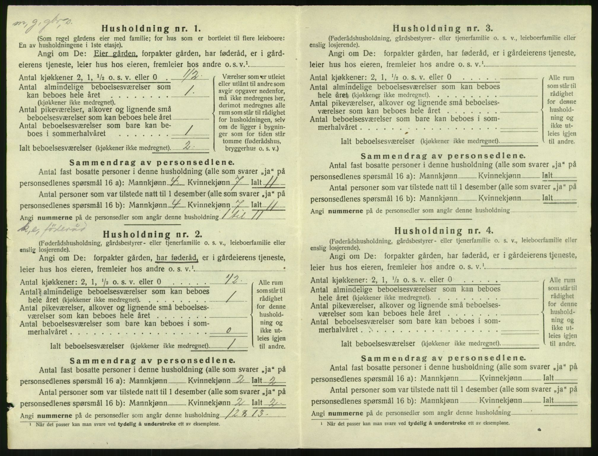 SAT, 1920 census for Aukra, 1920, p. 950