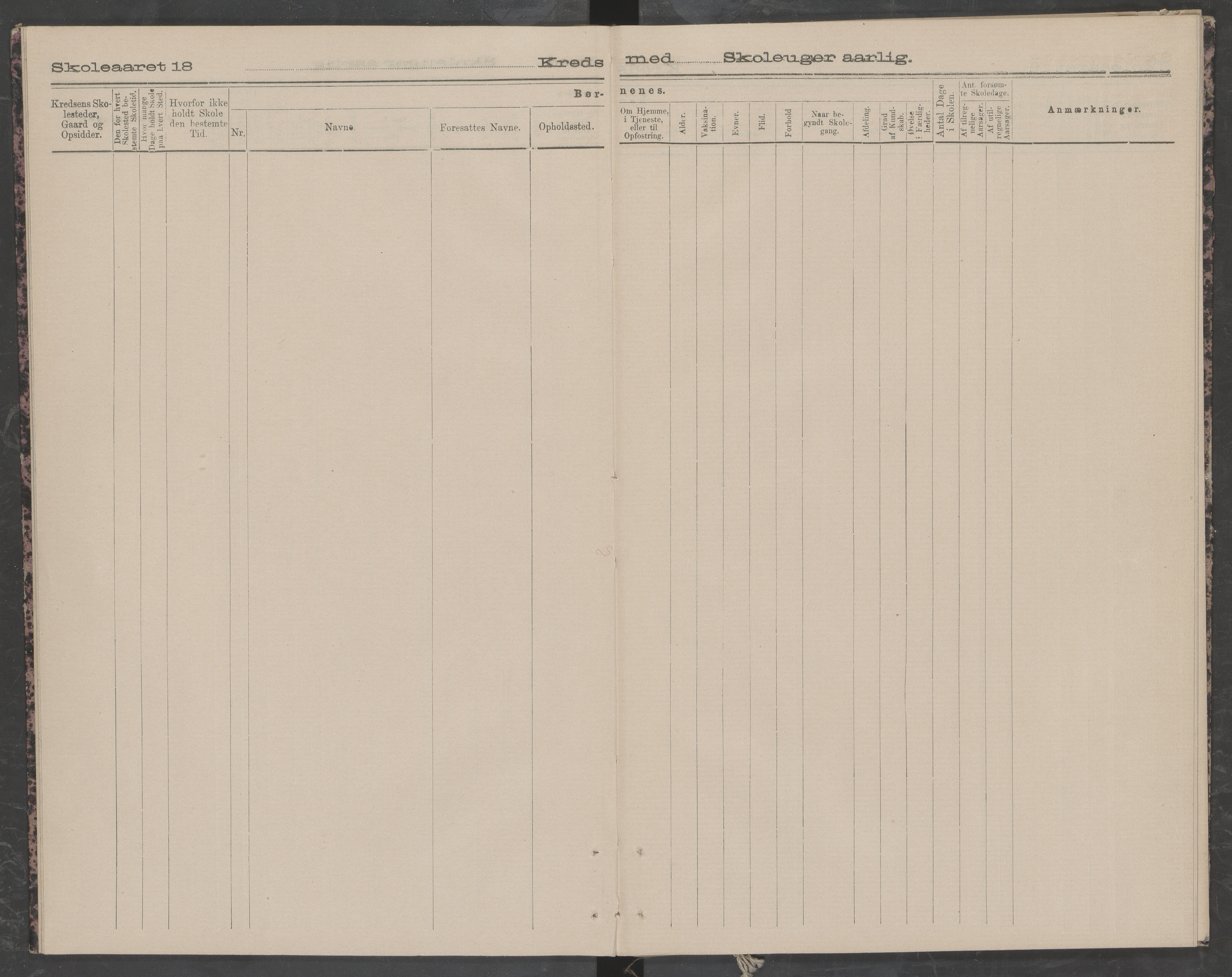 Beiarn kommune. Moldjord skolekrets, AIN/K-18390.510.14/442/L0005: Karakter/oversiktsprotokoll, 1909-1911