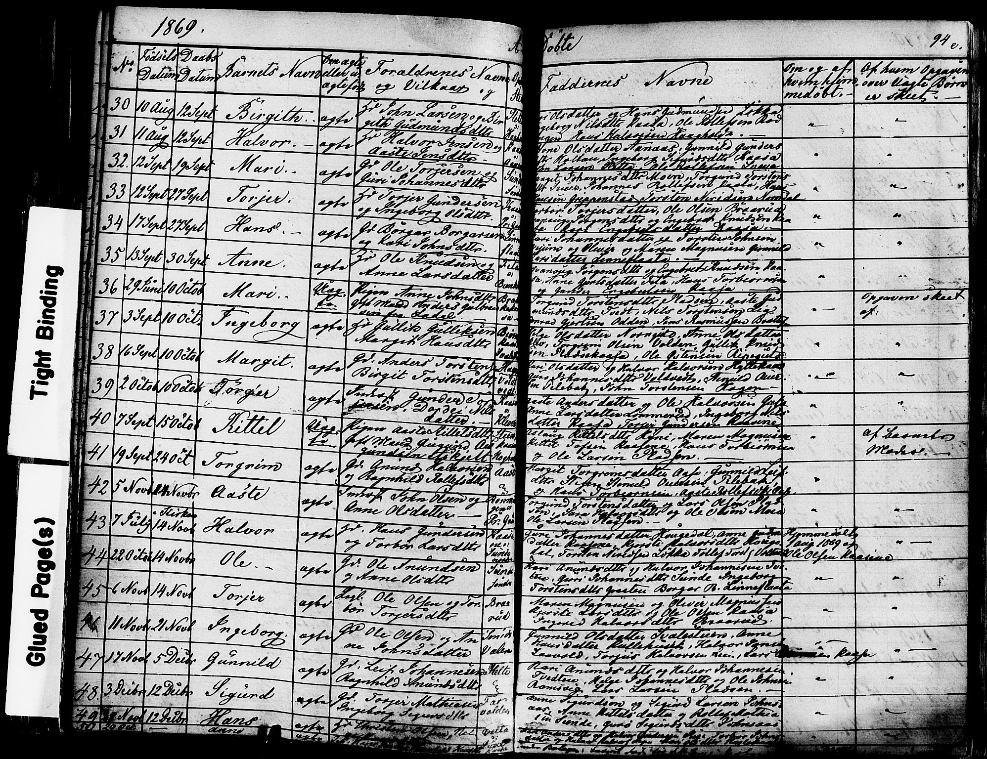 Sauherad kirkebøker, SAKO/A-298/F/Fa/L0007: Parish register (official) no. I 7, 1851-1873