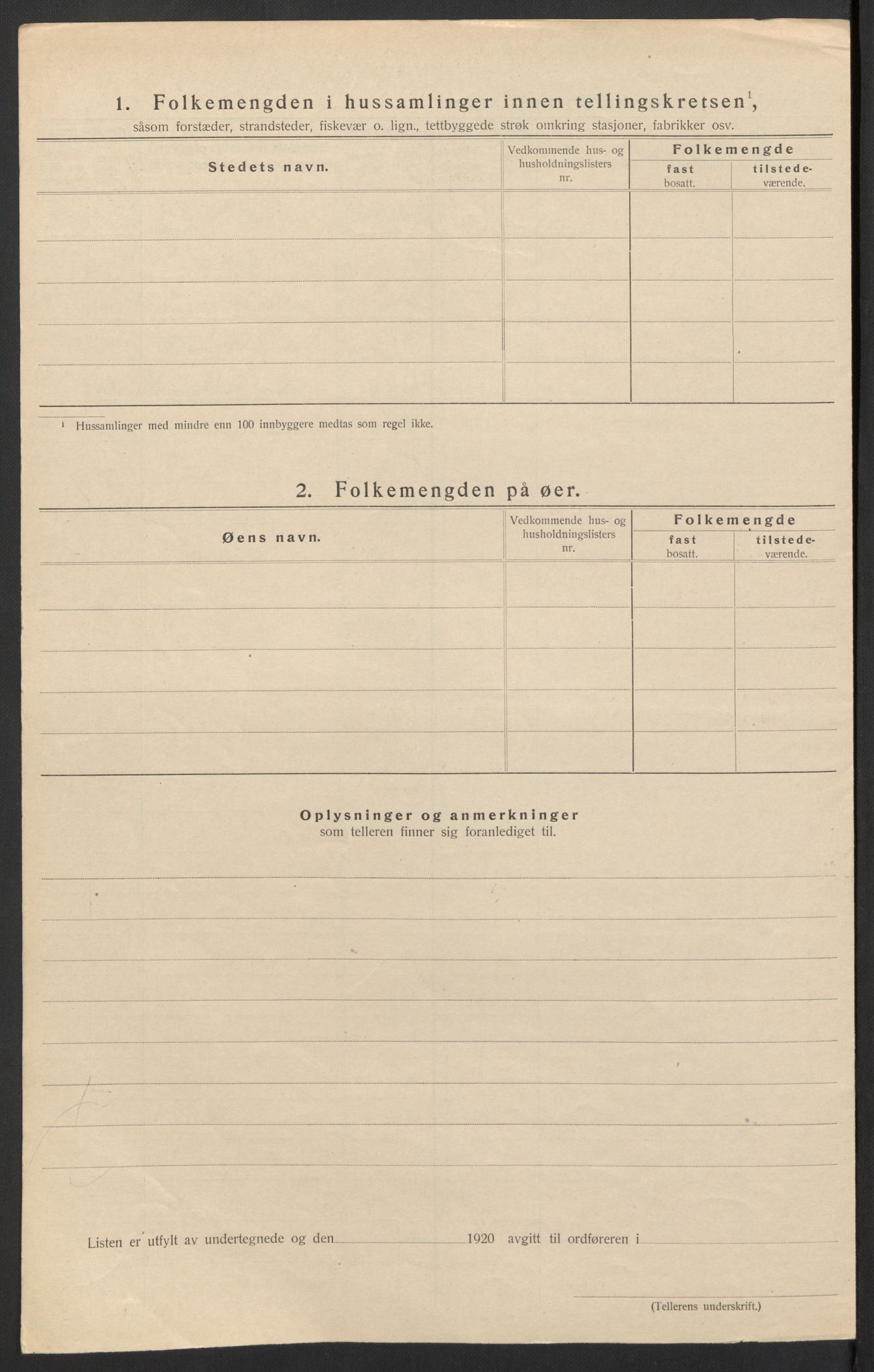 SAH, 1920 census for Løten, 1920, p. 27