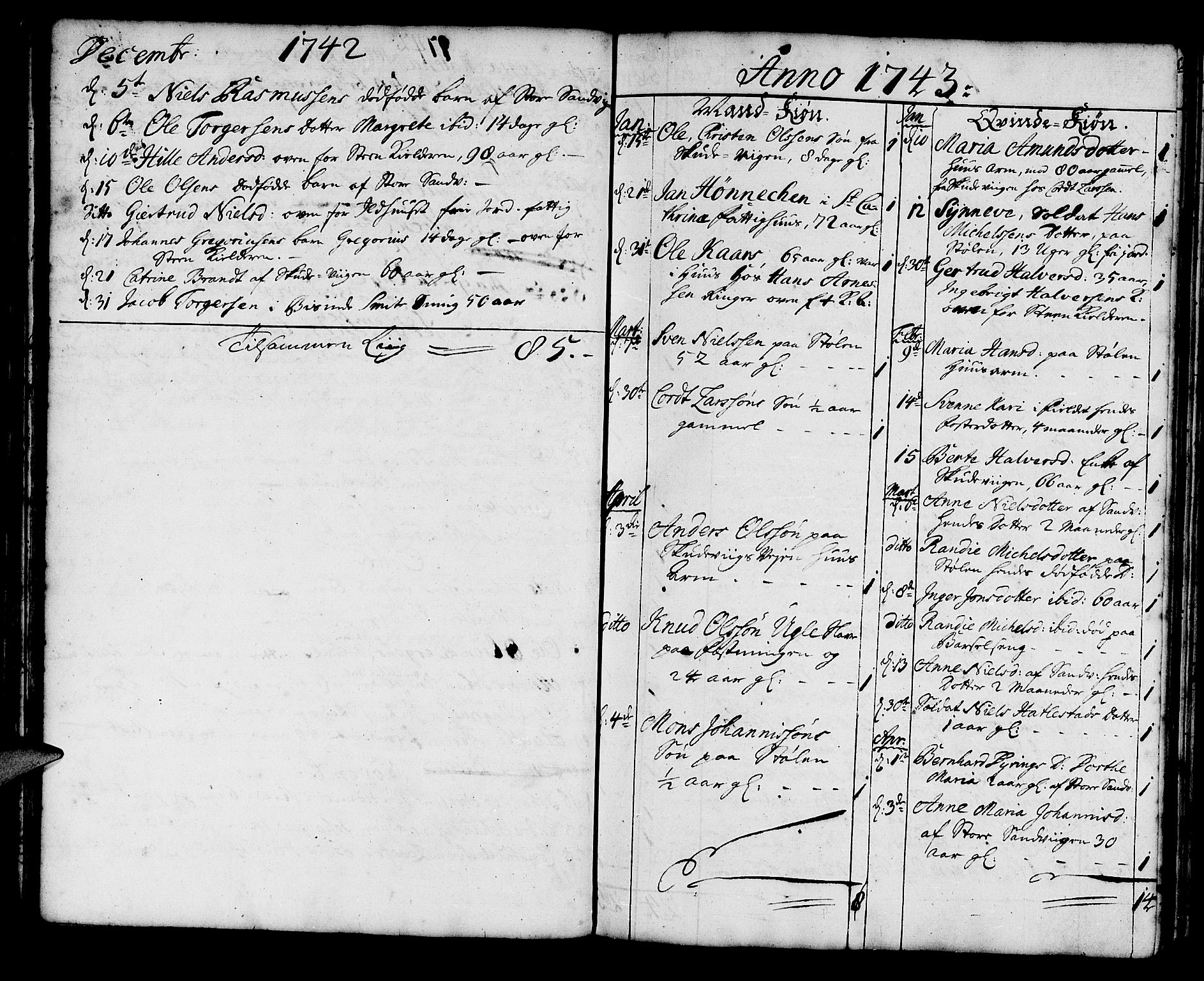 Korskirken sokneprestembete, SAB/A-76101/H/Haa/L0011: Parish register (official) no. A 11, 1731-1785, p. 34