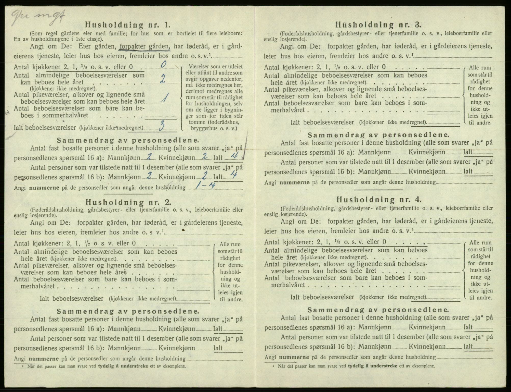 SAB, 1920 census for Samnanger, 1920, p. 563