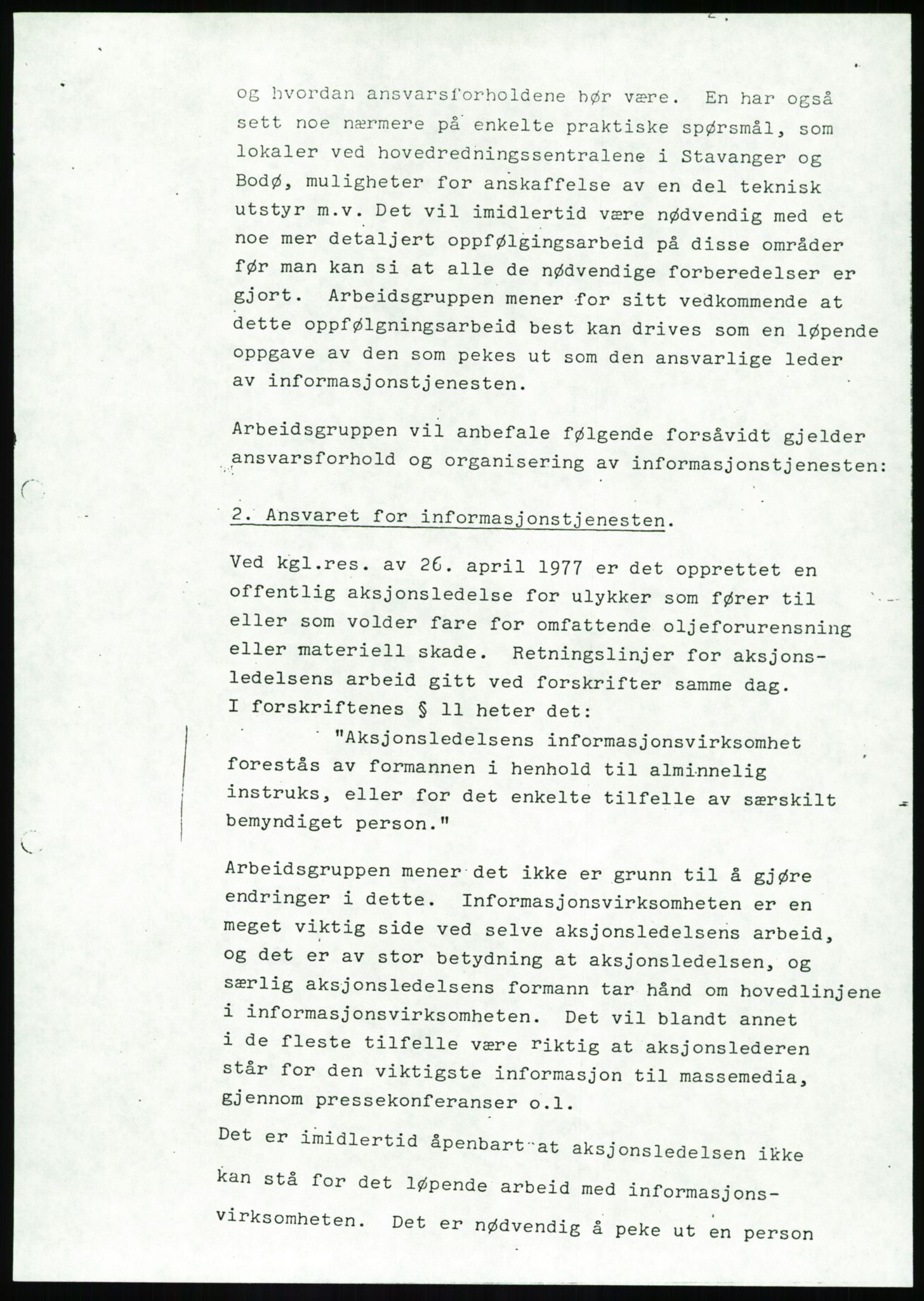 Justisdepartementet, Granskningskommisjonen ved Alexander Kielland-ulykken 27.3.1980, RA/S-1165/D/L0017: P Hjelpefartøy (Doku.liste + P1-P6 av 6)/Q Hovedredningssentralen (Q0-Q27 av 27), 1980-1981, p. 333