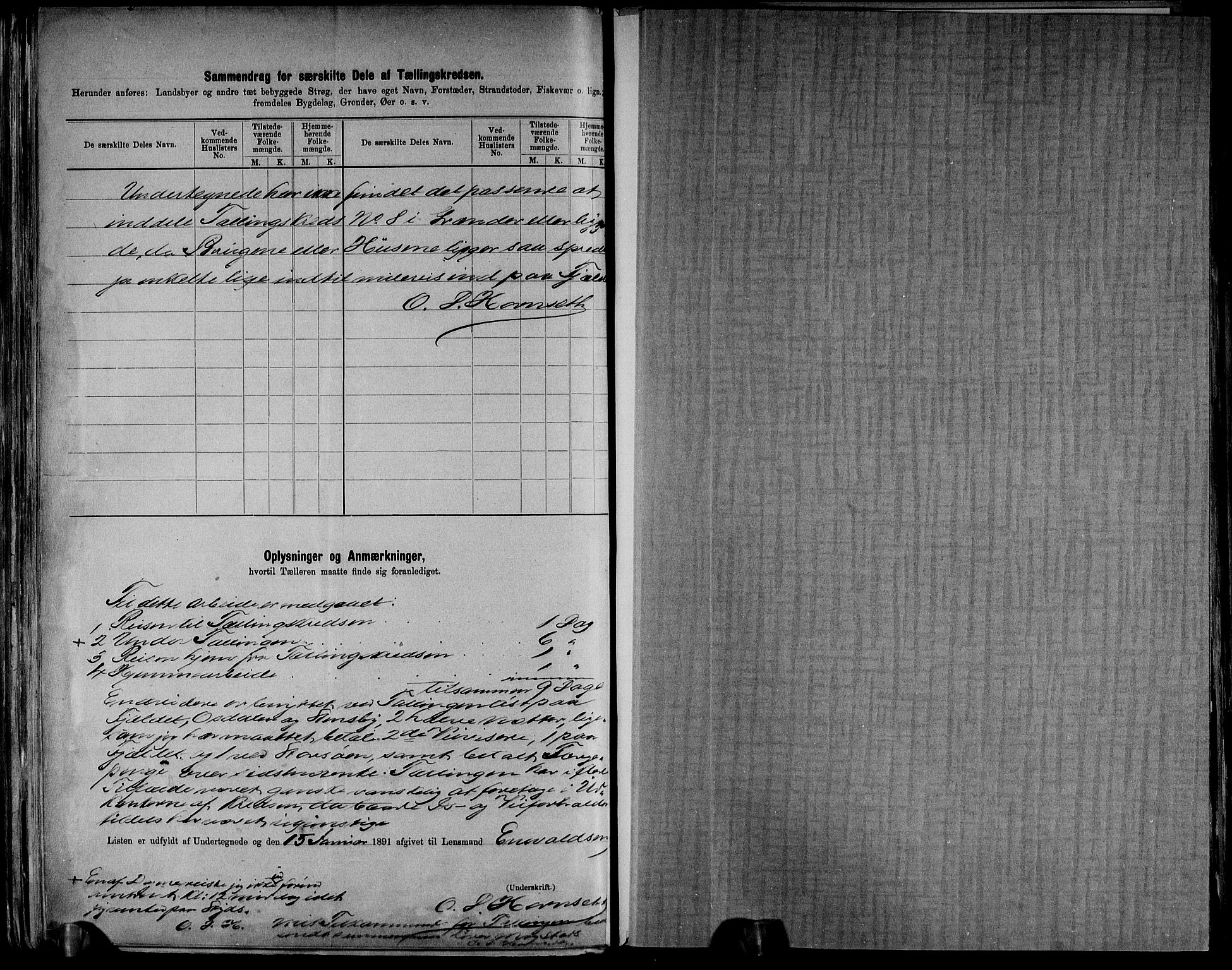 RA, 1891 census for 0432 Ytre Rendal, 1891, p. 21