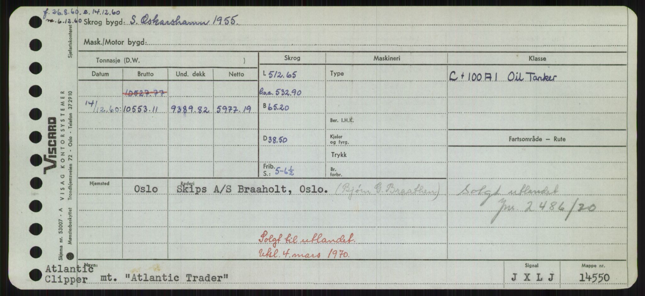 Sjøfartsdirektoratet med forløpere, Skipsmålingen, RA/S-1627/H/Hd/L0002: Fartøy, Apa-Axe, p. 381