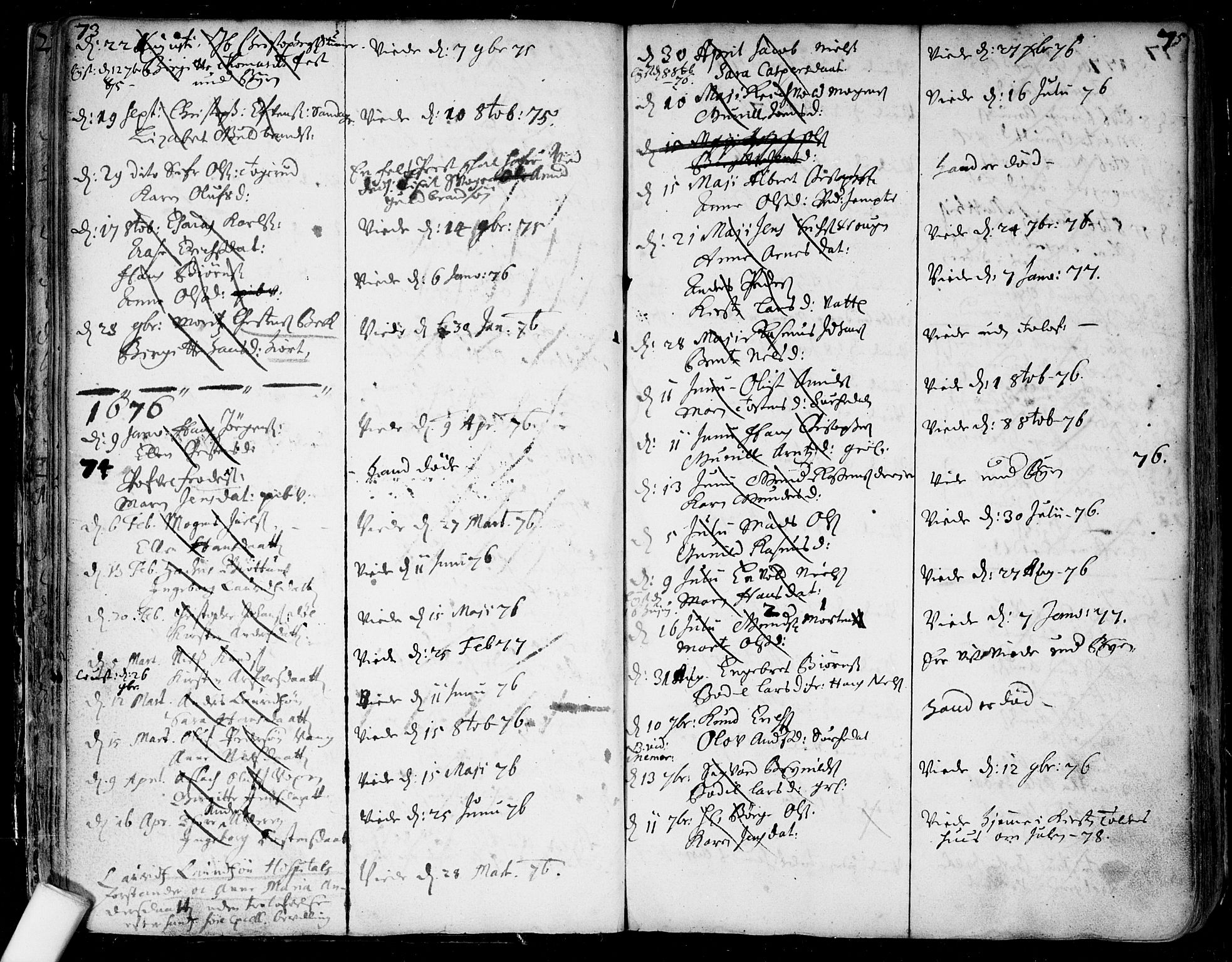 Aker prestekontor kirkebøker, AV/SAO-A-10861/F/L0001: Parish register (official) no. 1, 1656-1688