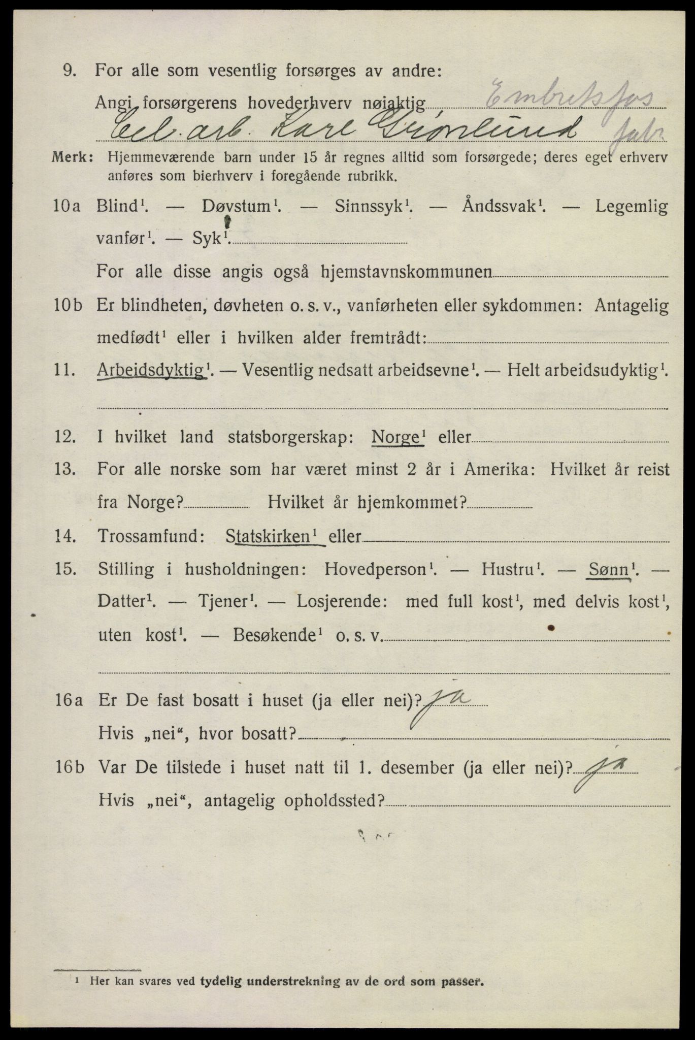 SAKO, 1920 census for Modum, 1920, p. 11754