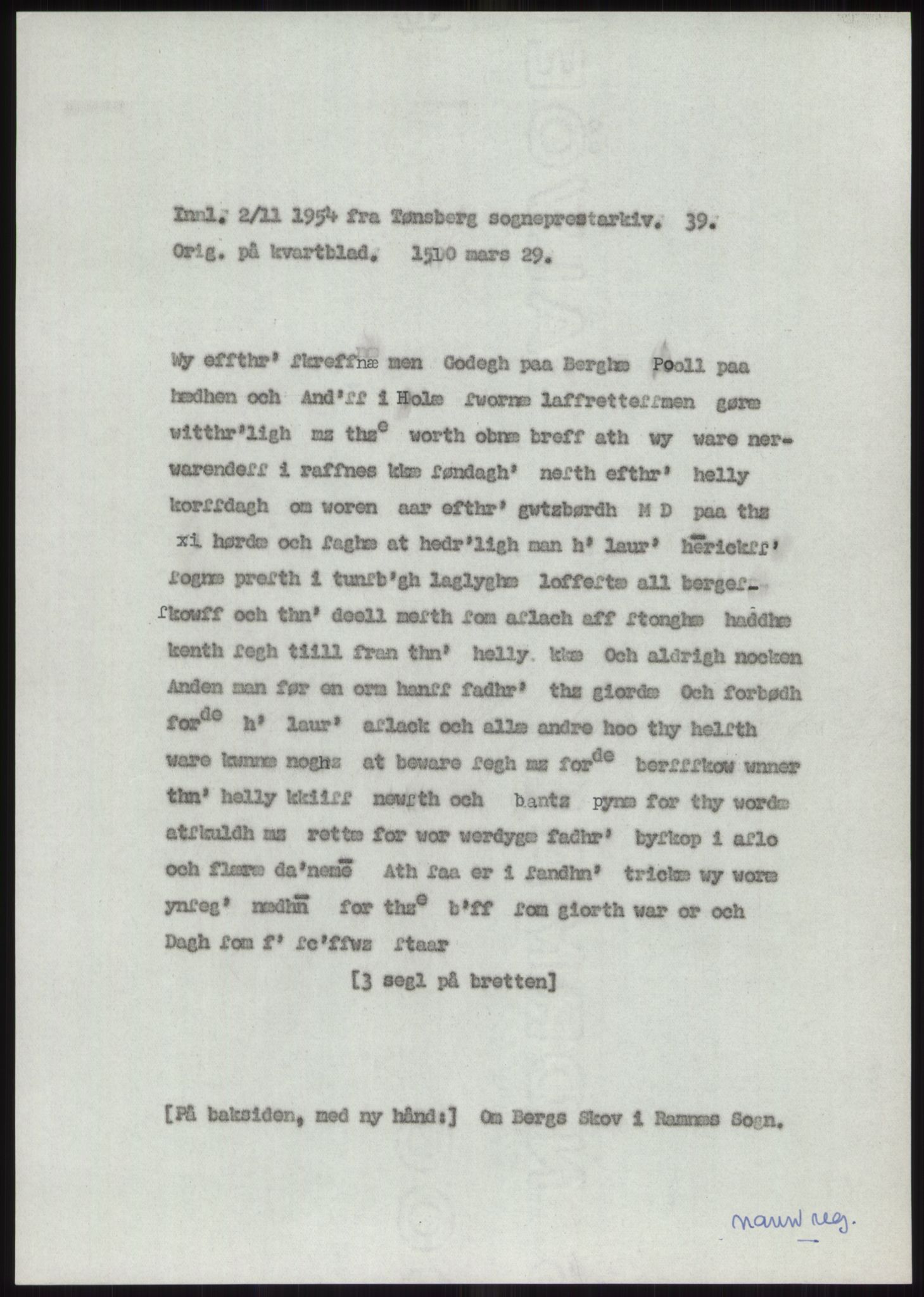 Samlinger til kildeutgivelse, Diplomavskriftsamlingen, AV/RA-EA-4053/H/Ha, p. 1069