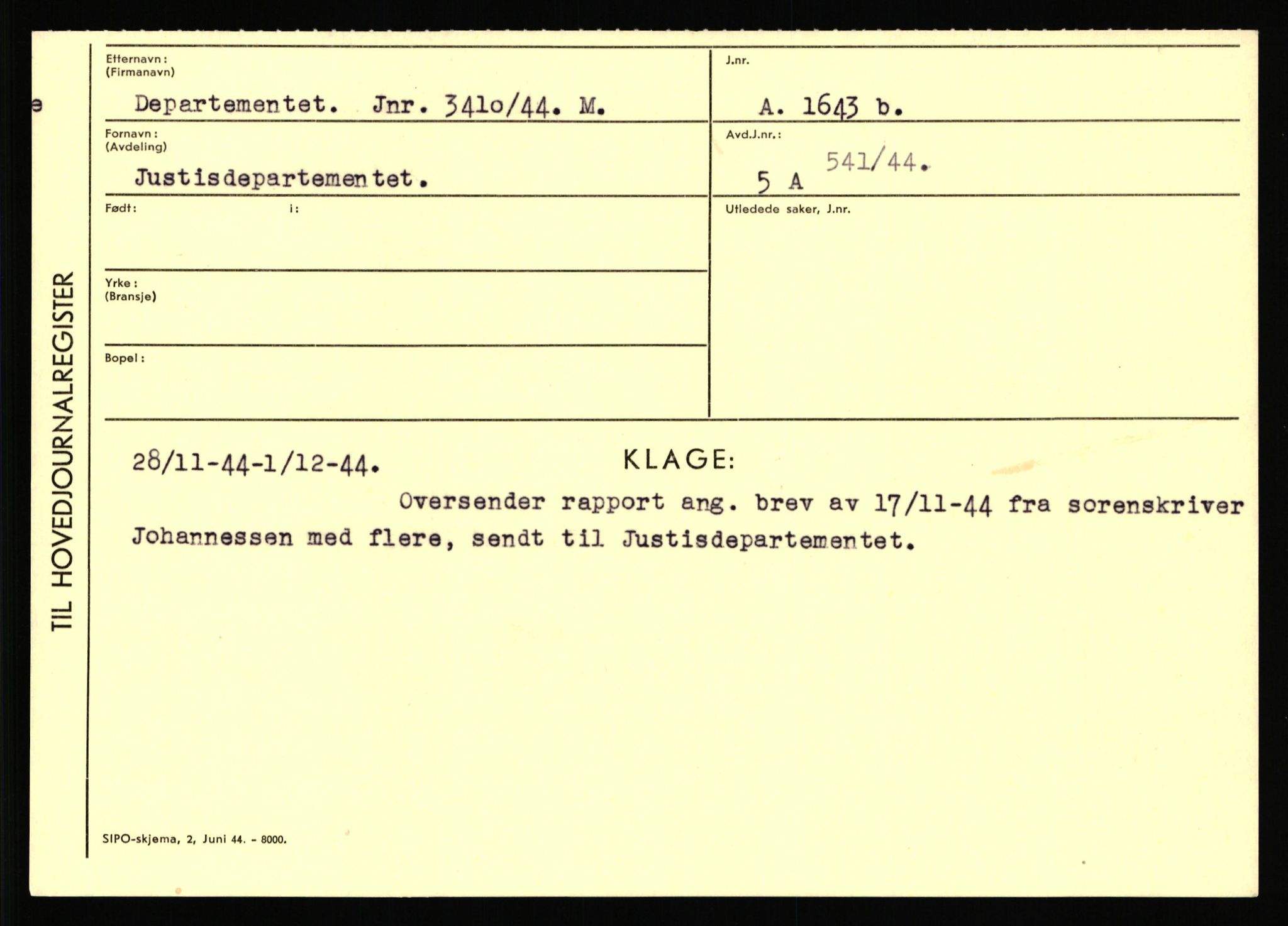 Statspolitiet - Hovedkontoret / Osloavdelingen, AV/RA-S-1329/C/Ca/L0003: Brechan - Eichinger	, 1943-1945, p. 3459