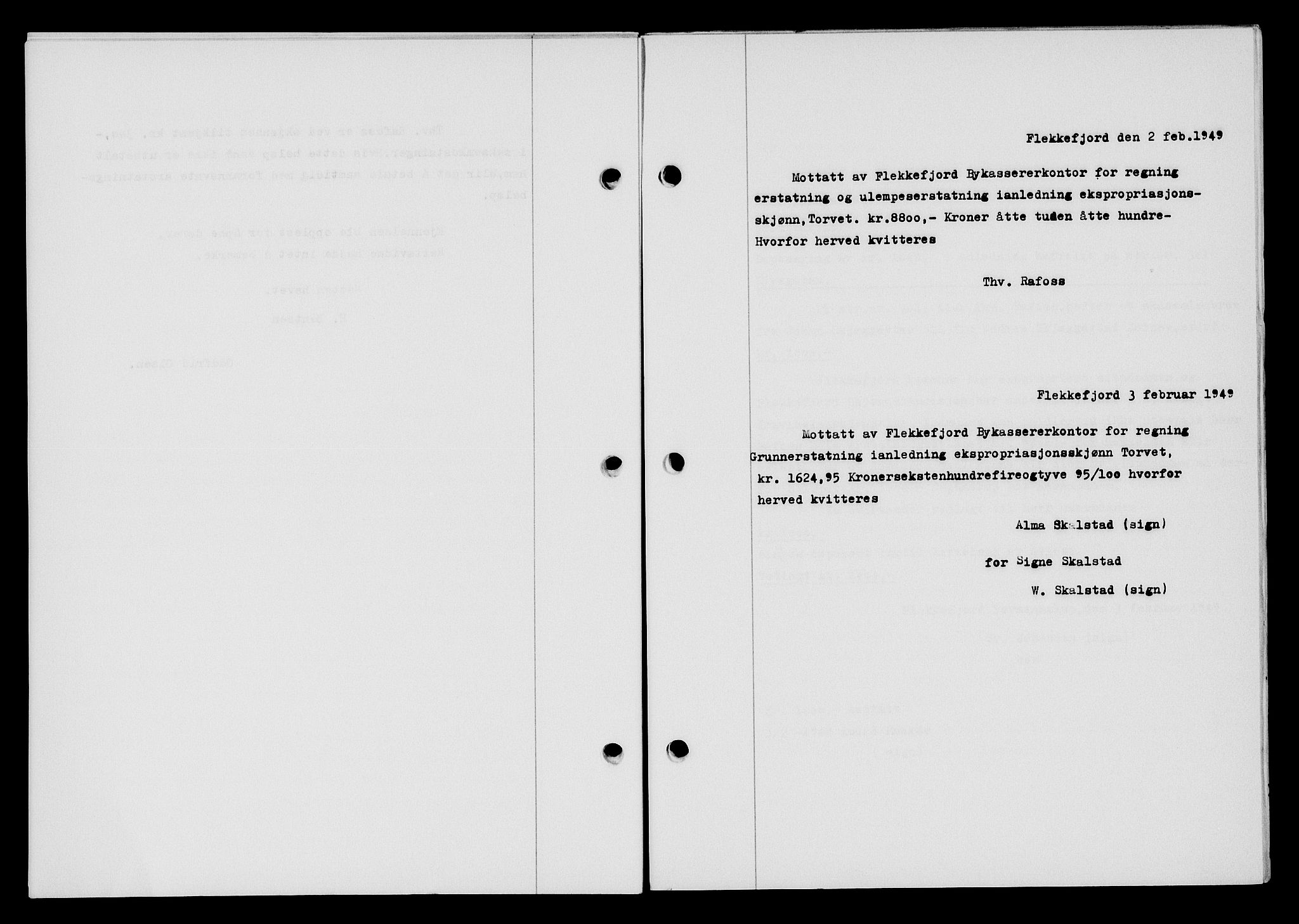 Flekkefjord sorenskriveri, SAK/1221-0001/G/Gb/Gba/L0064: Mortgage book no. A-12, 1948-1949, Diary no: : 117/1949