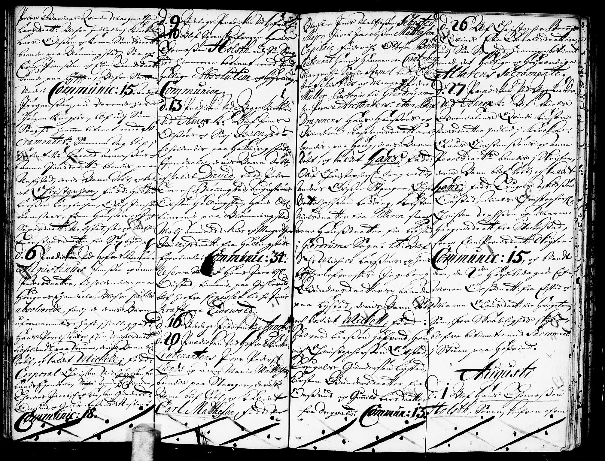 Ullensaker prestekontor Kirkebøker, AV/SAO-A-10236a/F/Fa/L0002: Parish register (official) no. I 2, 1702-1710